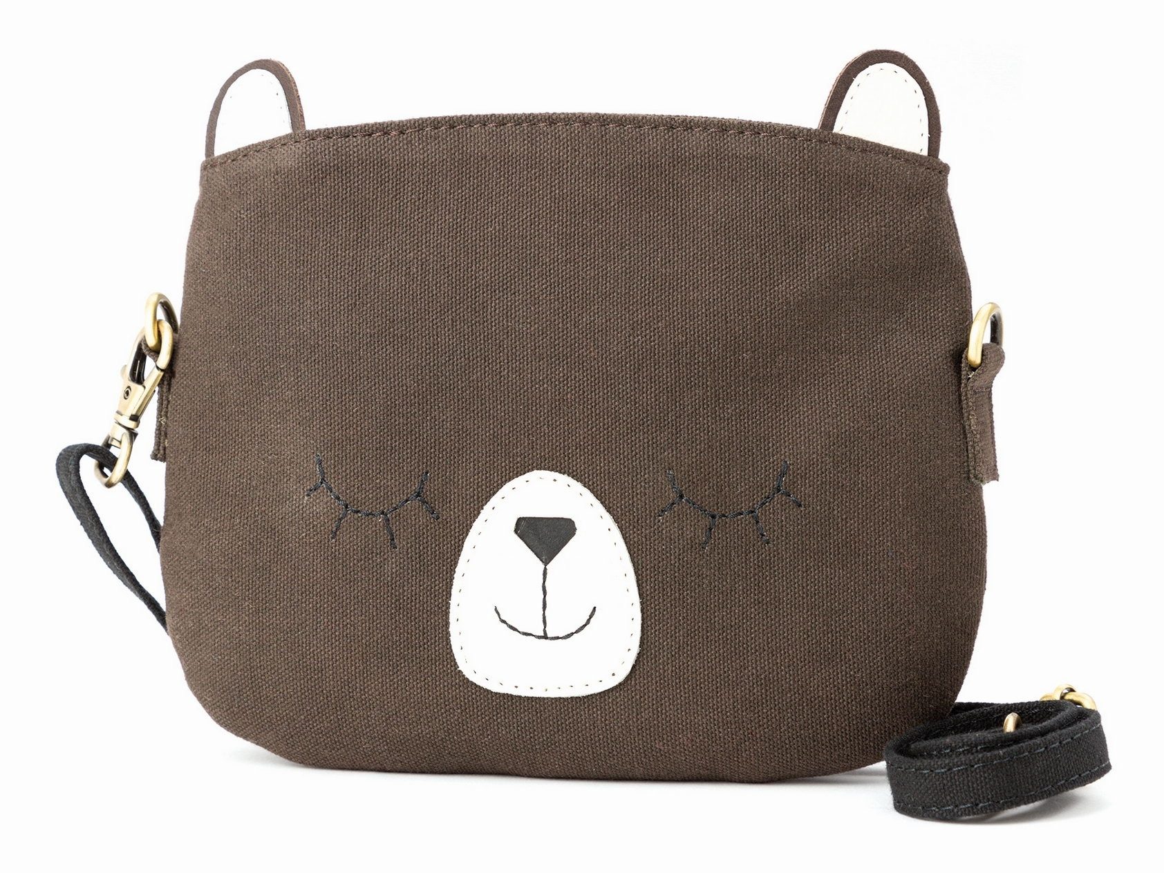 El Puente Kindergartentasche Kindertasche "Bär", Handmade, Fair Trade