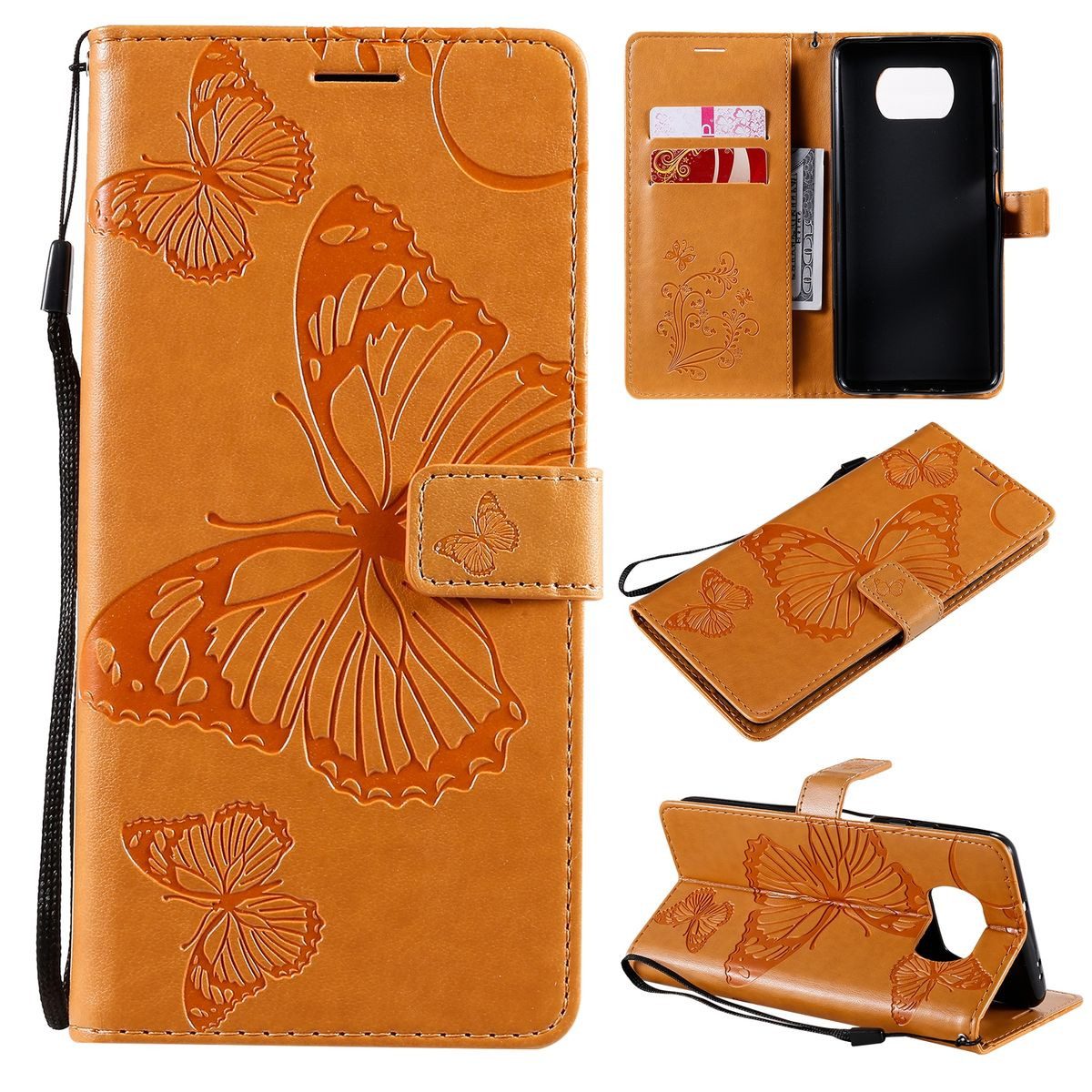 König Design Handyhülle Xiaomi Poco X3, Schutzhülle Schutztasche Case Cover Etuis Wallet Klapptasche Bookstyle