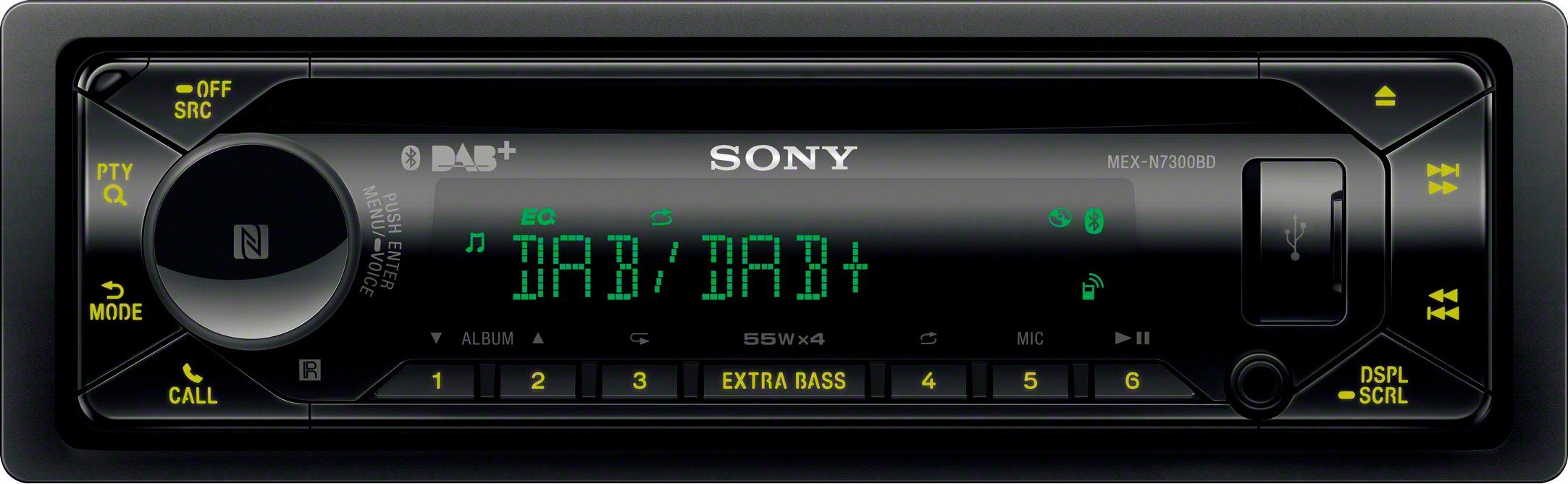 Sony (Digitalradio MEXN7300KIT W) 55 Autoradio (DAB),