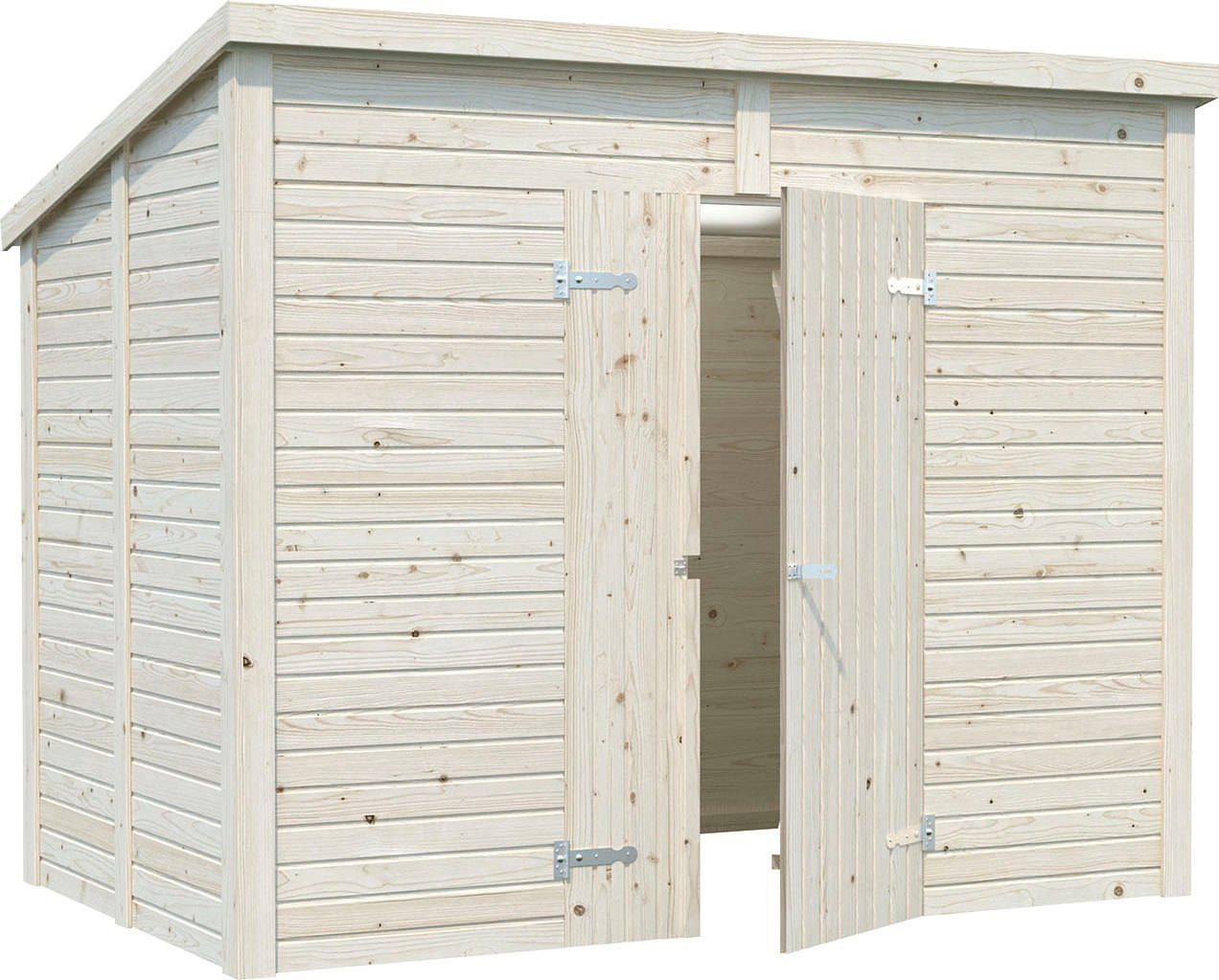 Palmako Gerätehaus Leif, BxT: 280x186 cm, transparent