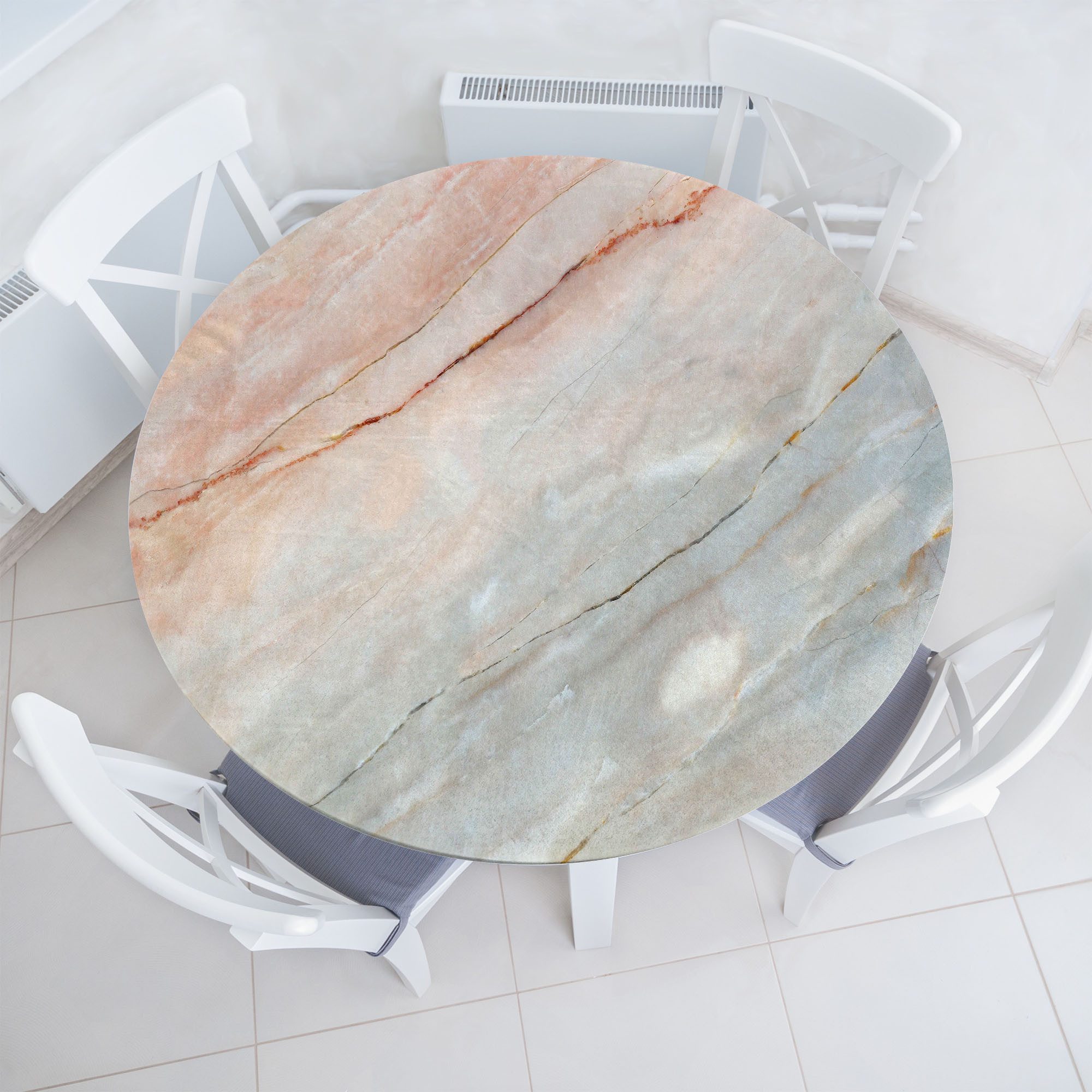 Abakuhaus Tischdecke Rundum-elastische Stofftischdecke, Marmor Onyx günstig online kaufen
