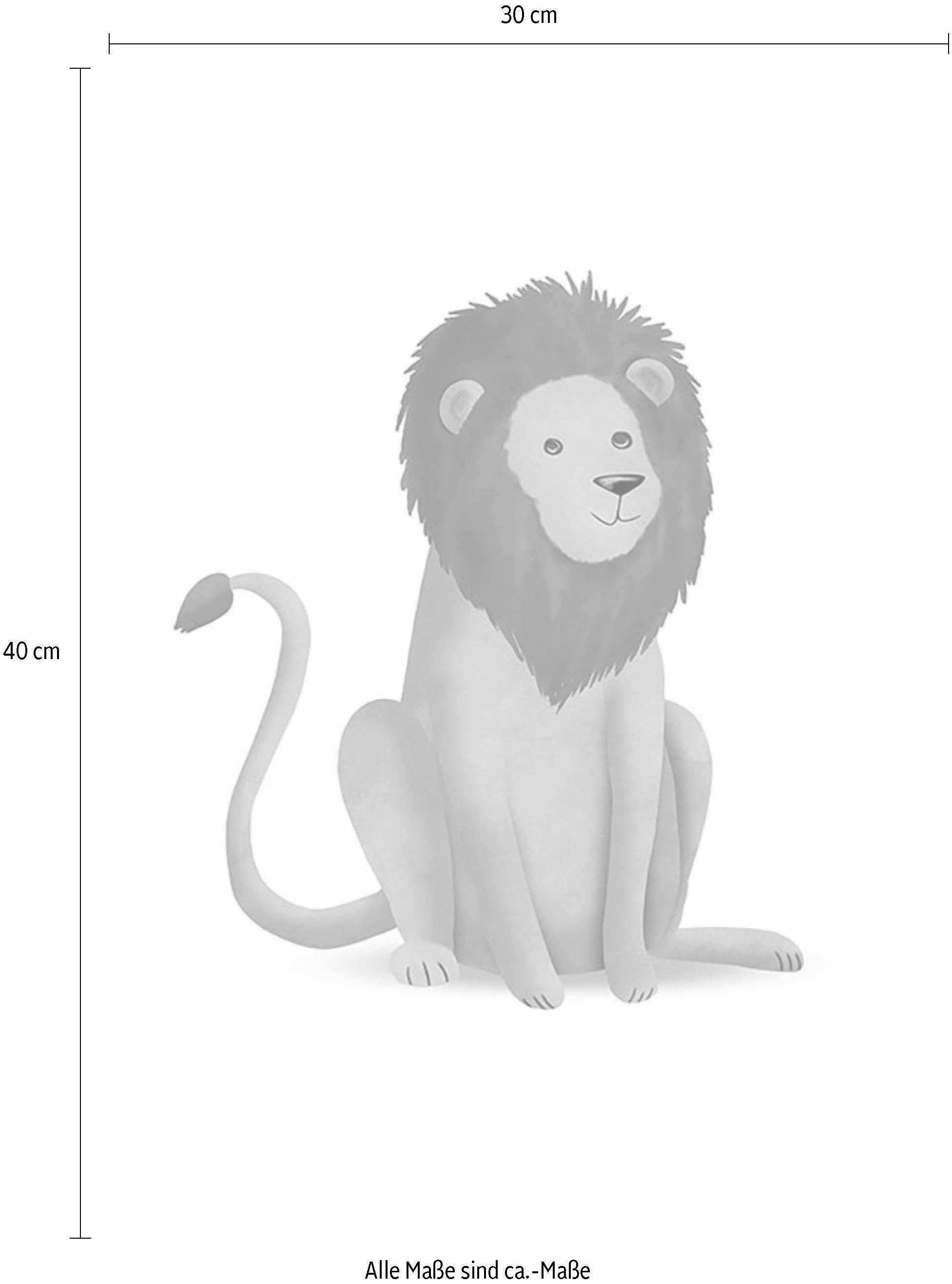 Komar Poster Lion, Cute Animal St), Wohnzimmer Kinderzimmer, (1 Schlafzimmer, Tiere