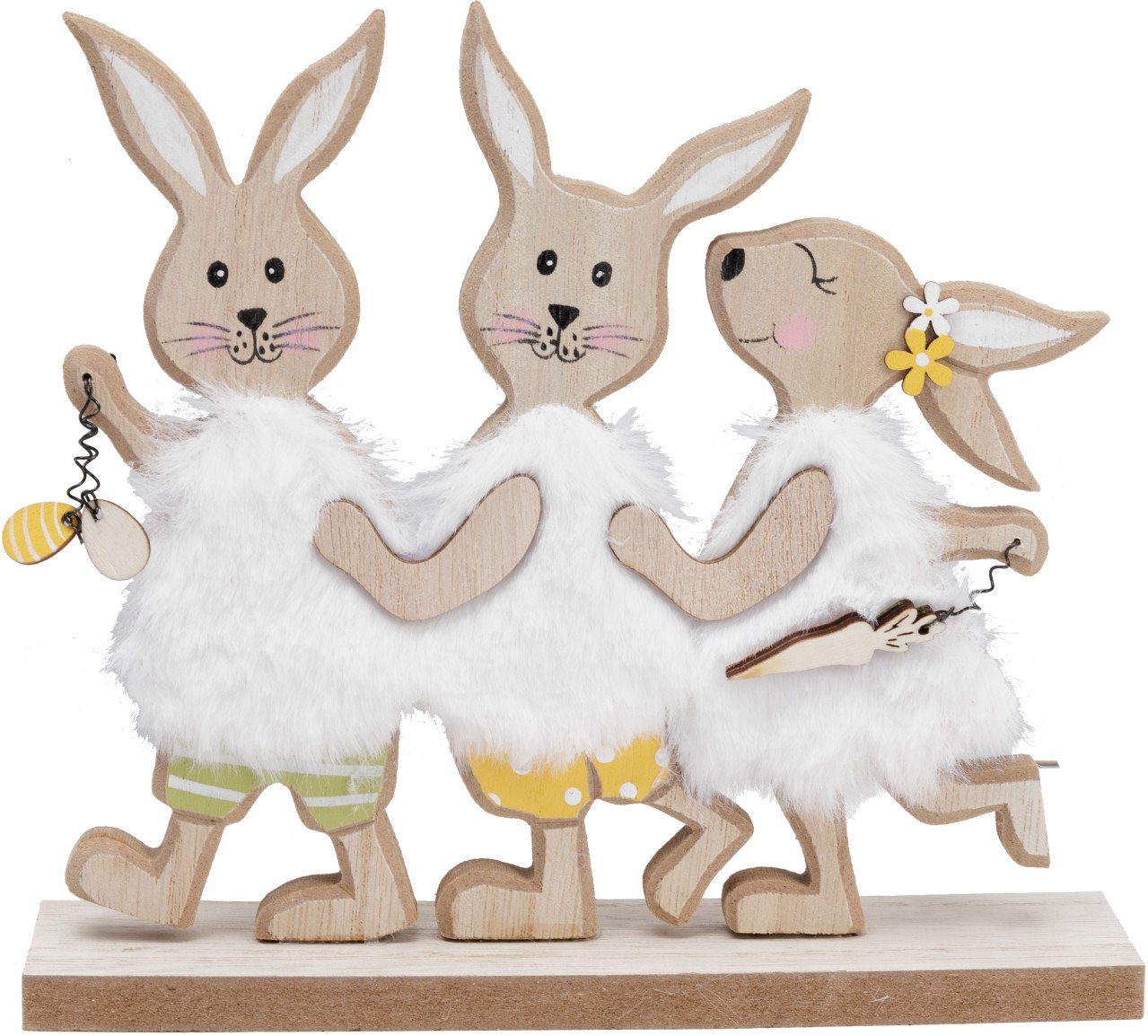 Trend Line Osterhase TrendLine Dekofigur Osterhasen 18 x 16 cm braun