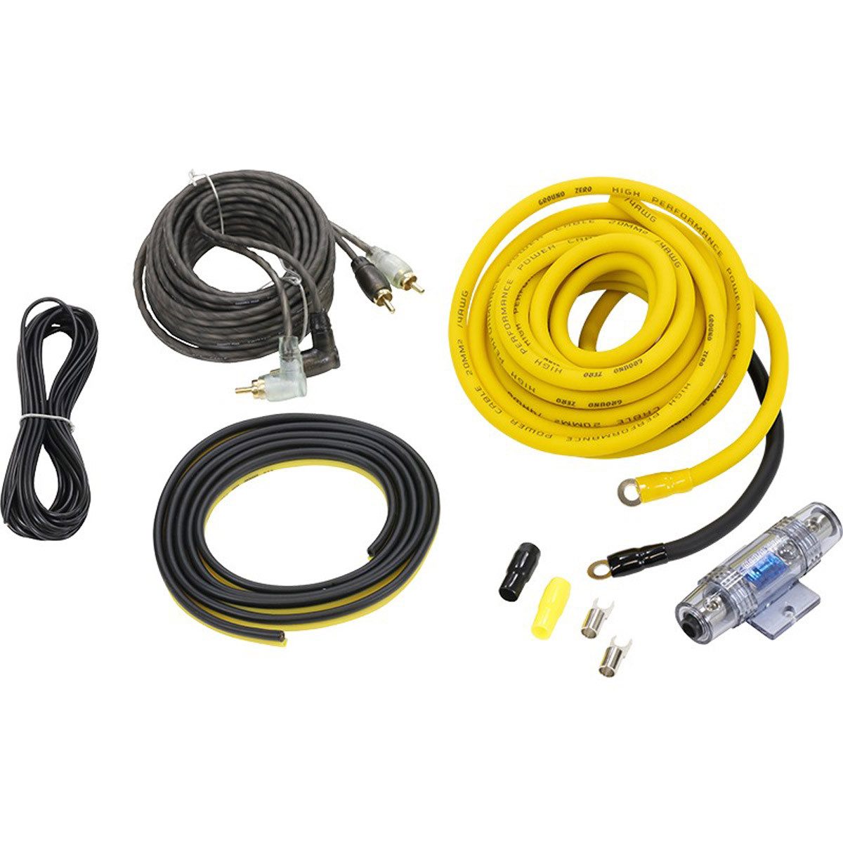 Ground Zero GZPK 20XLC-II, Kabelset 20 mm² Audio-Kabel