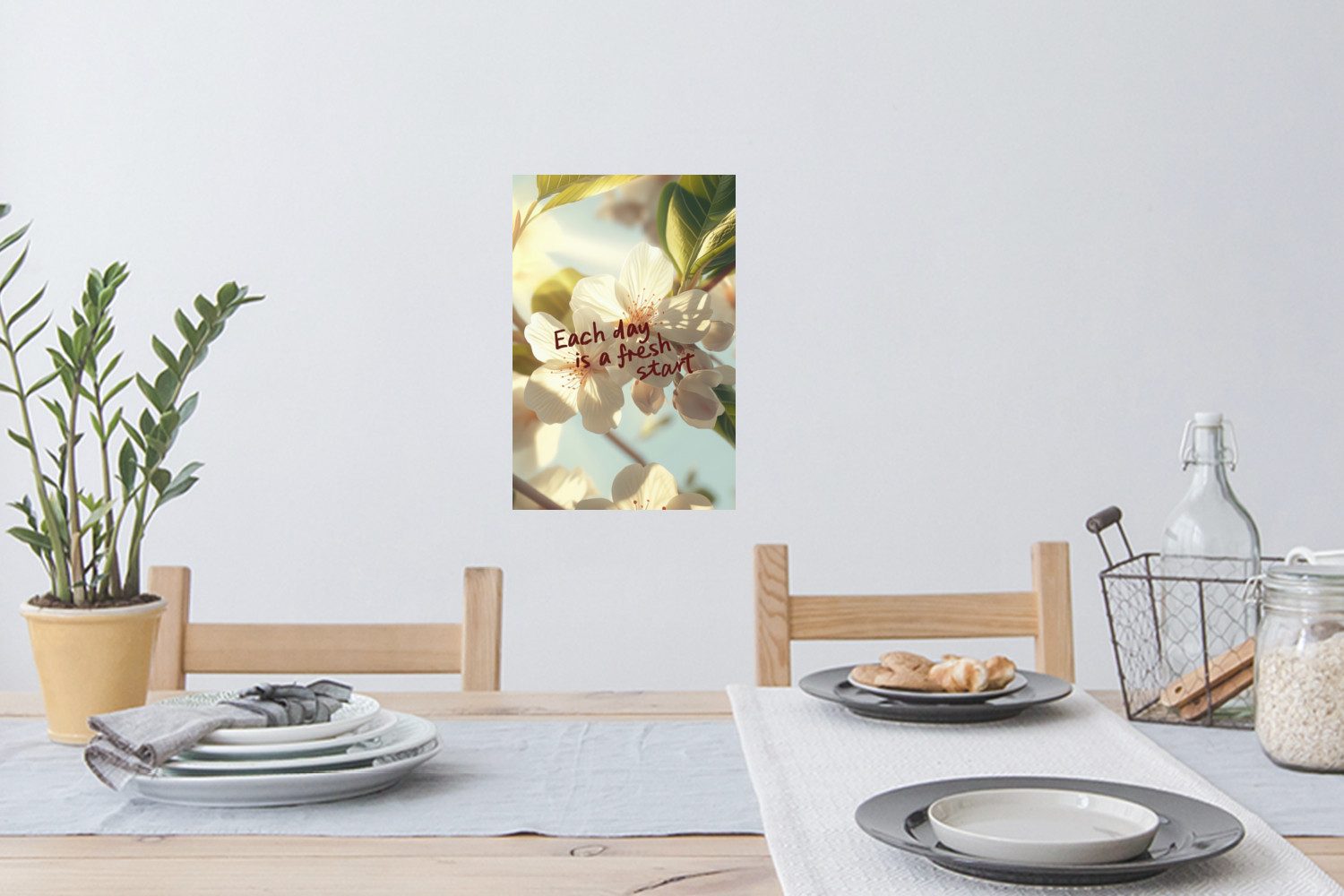MuchoWow Wandsticker Blüten - Sonnenlicht - günstig online kaufen
