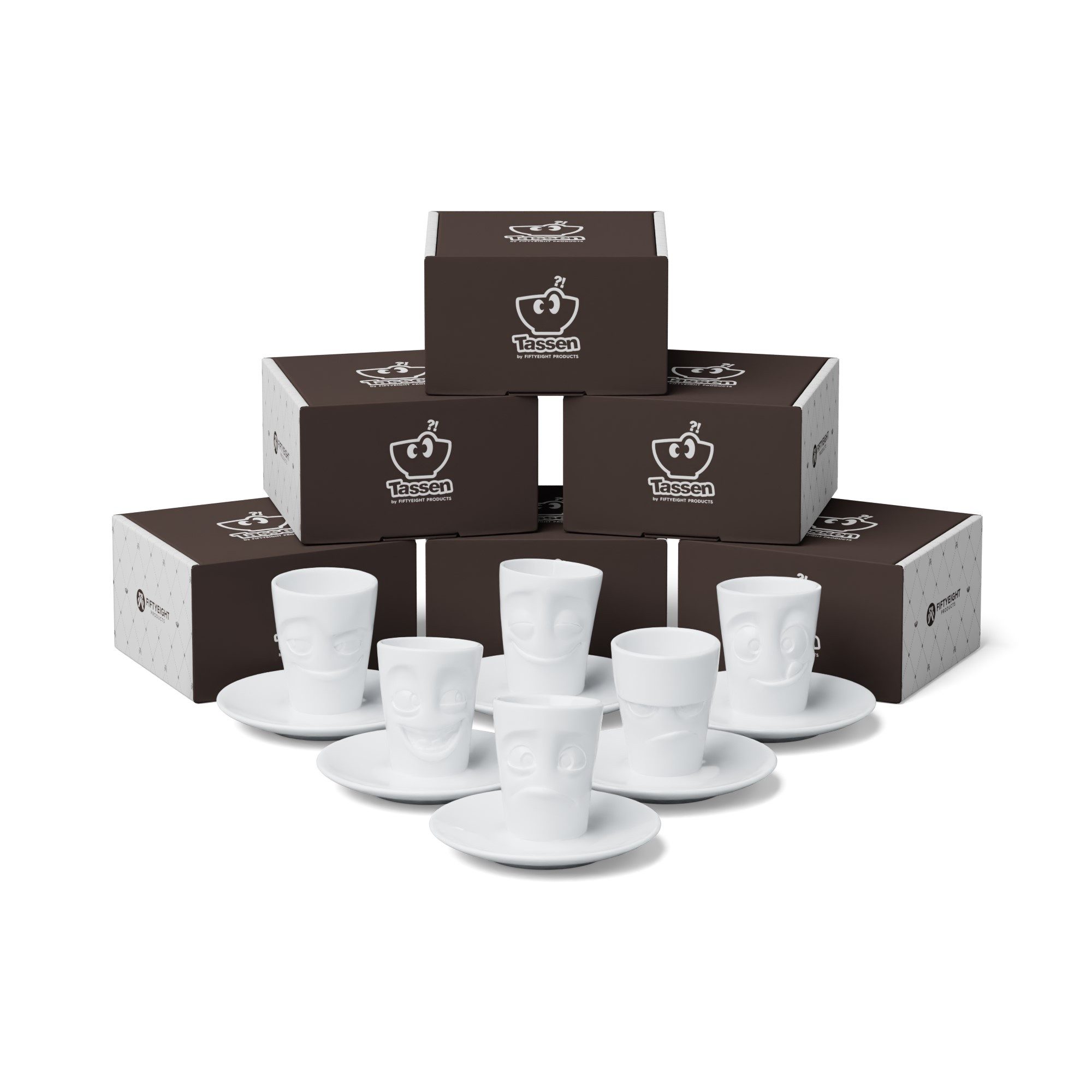 FIFTYEIGHT PRODUCTS Espressotasse Чашки для эспрессо Set 6-tlg. - je 80 ml