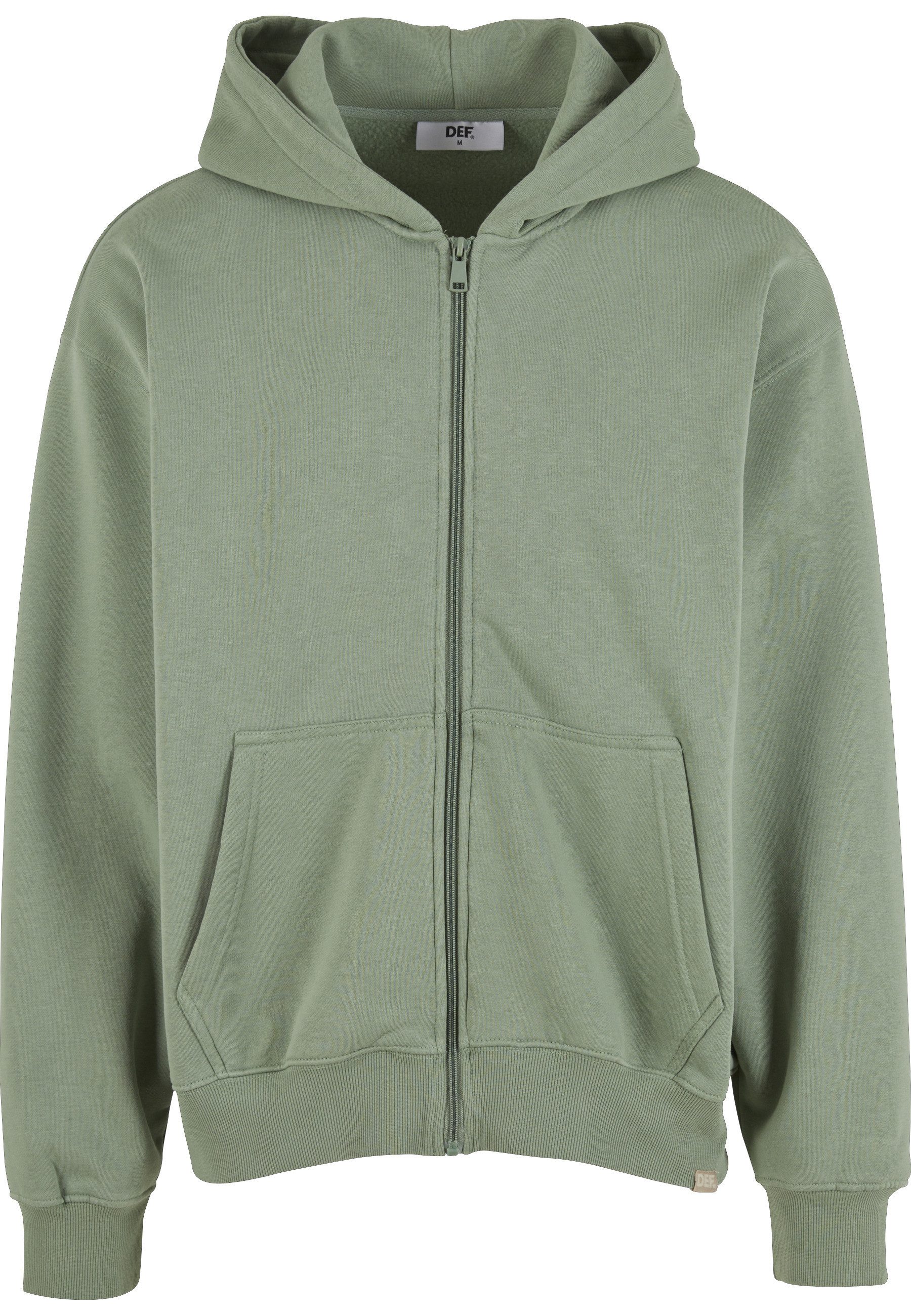 DEF Strickpullover DEF Herren DEF Zip Hoody (1-tlg)
