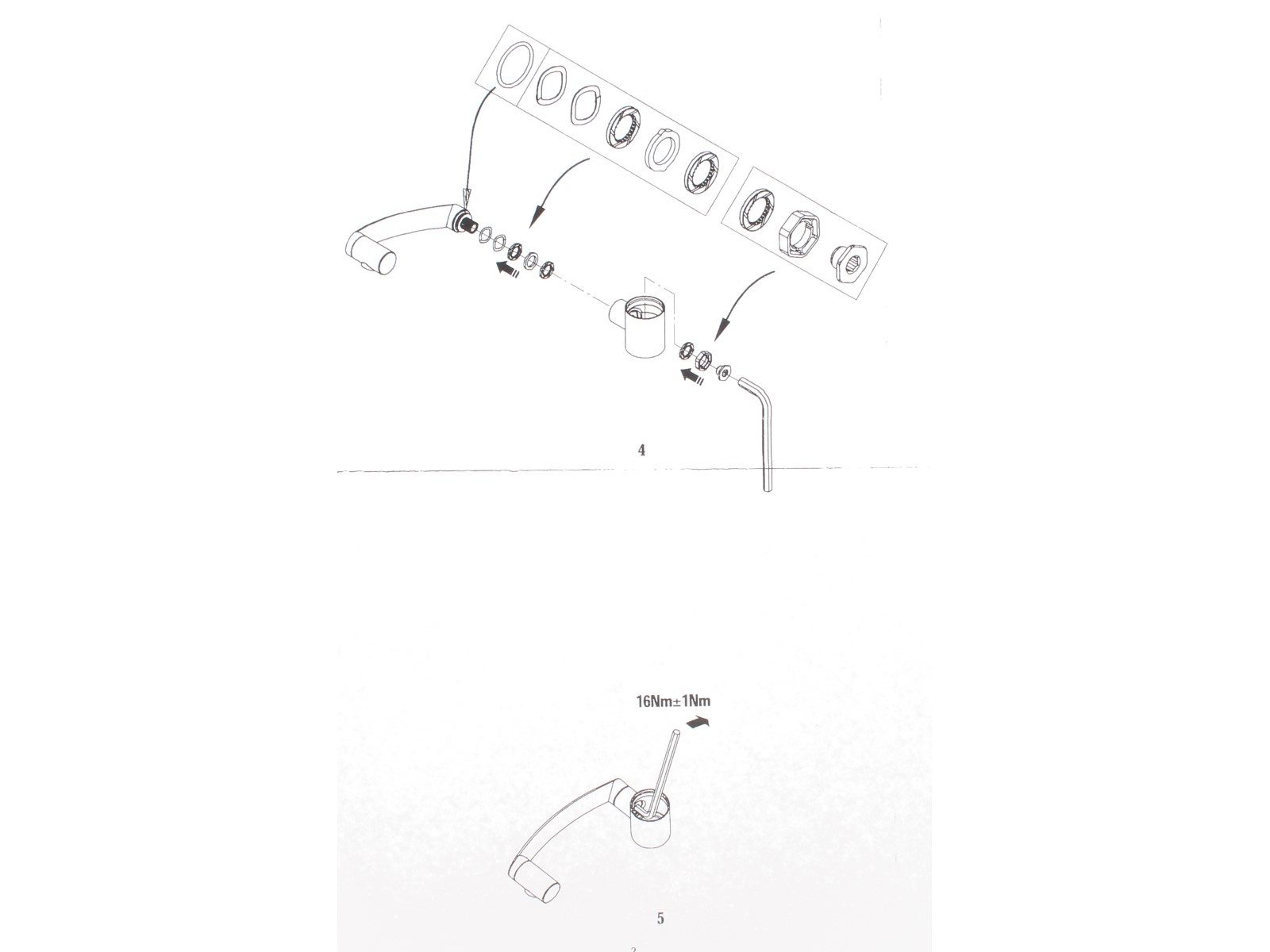 Damixa Armaturkartusche Dichtung-Set für Schwenkarm 0318300 zu Arc-Armatur 29000/29818/29821