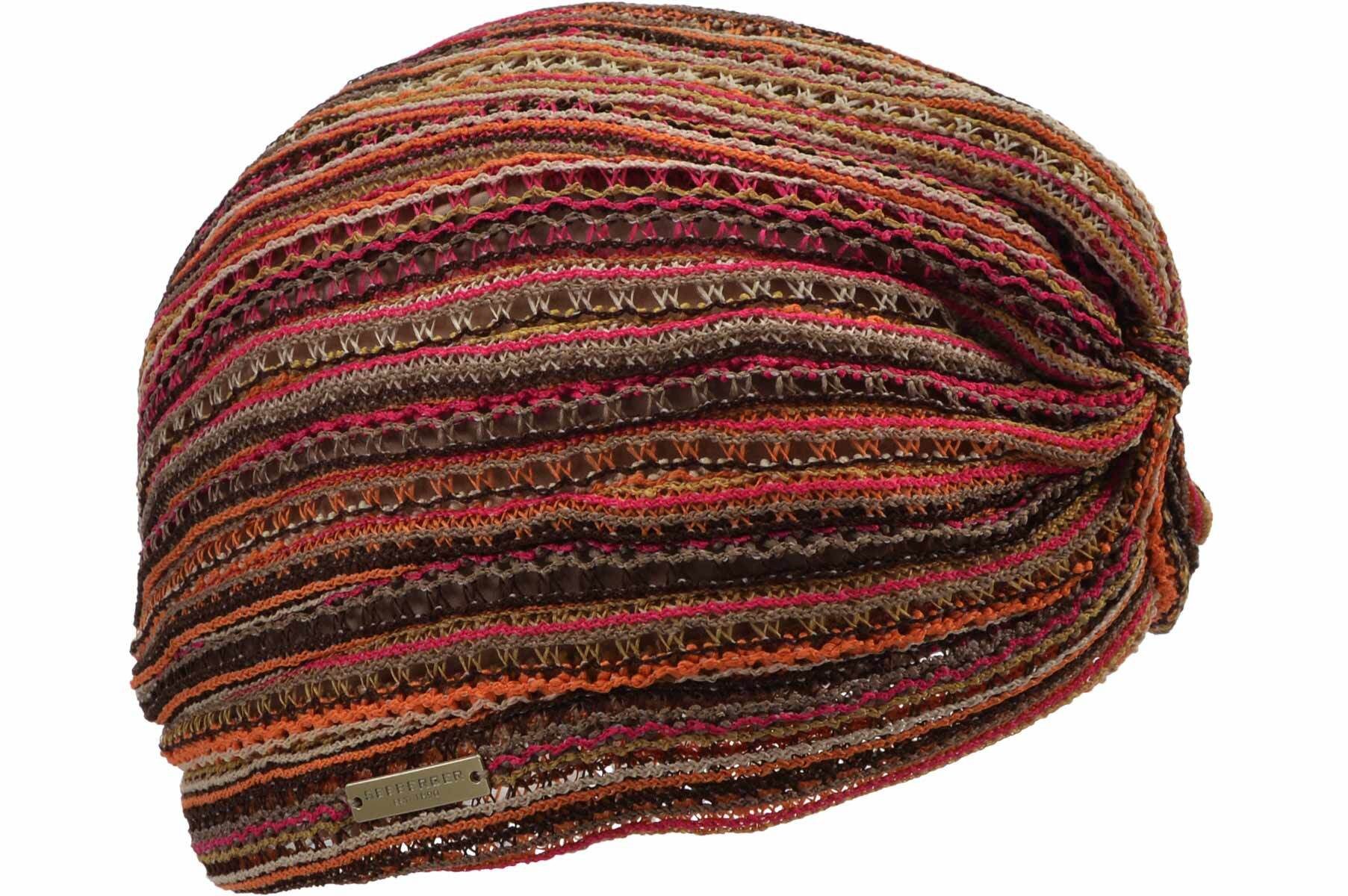 Seeberger Turbanmütze Turban Mehrfarbig gestreift 55822-0