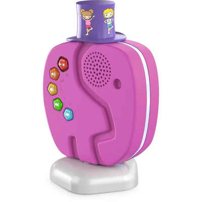 TechniSat TECHNIFANT Audio Player und Nachtlicht für Kinder pink Bluetooth-Lautsprecher (Bluetooth, Audioinhalte über Bluetooth streamen)