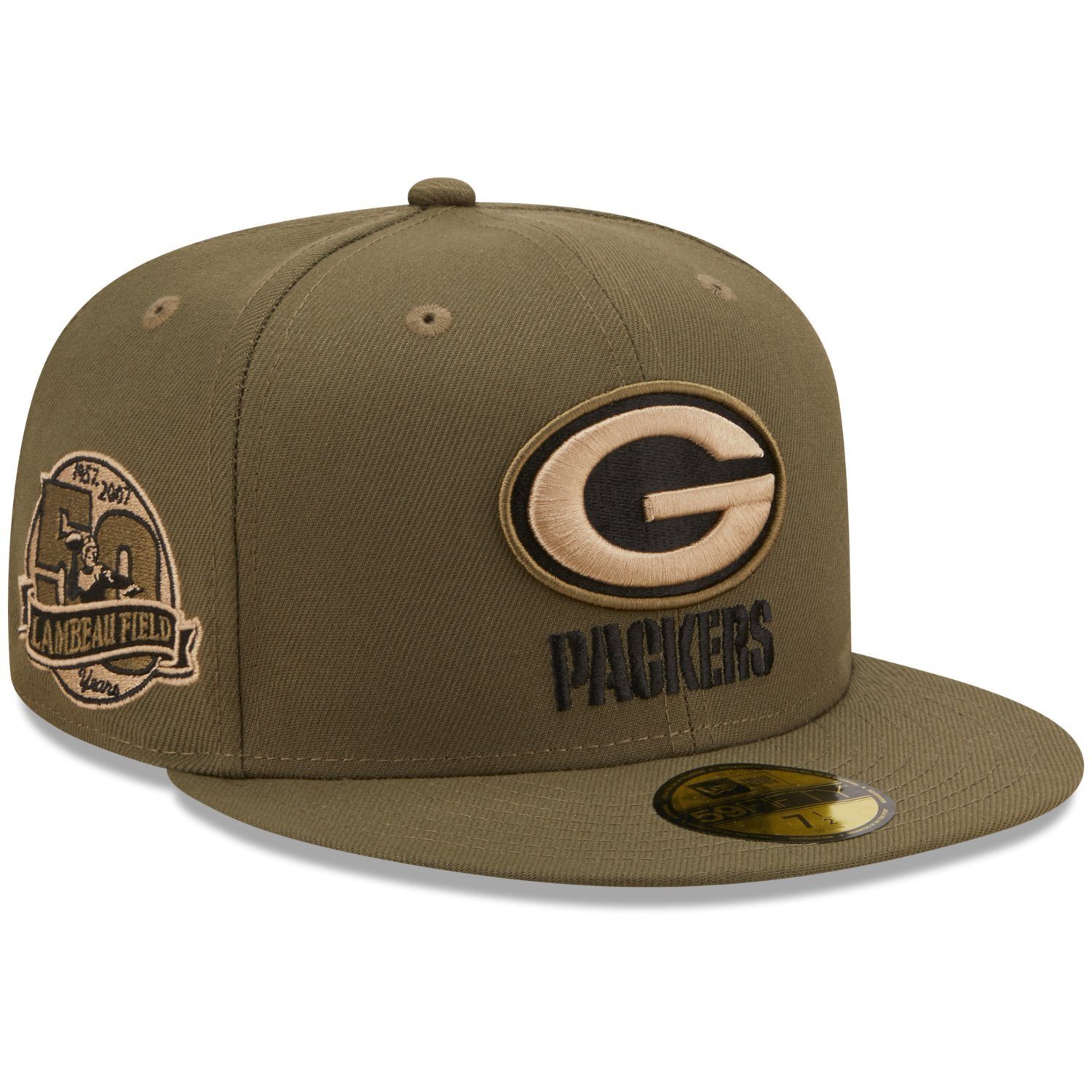 New Era Fitted Cap 59Fifty NFL Throwback Superbowl ProBowl Green Bay Packers