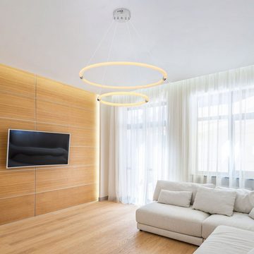 Globo Hängeleuchte Hängeleuchte Esszimmer LED Hängelampe Wohnzimmer Pendellampe weiß