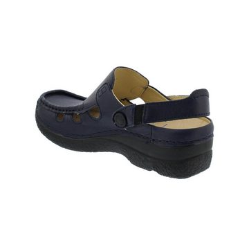 WOLKY Roll Multi Clog, Nappa leather, denim-summer, 0622020-827 Clog