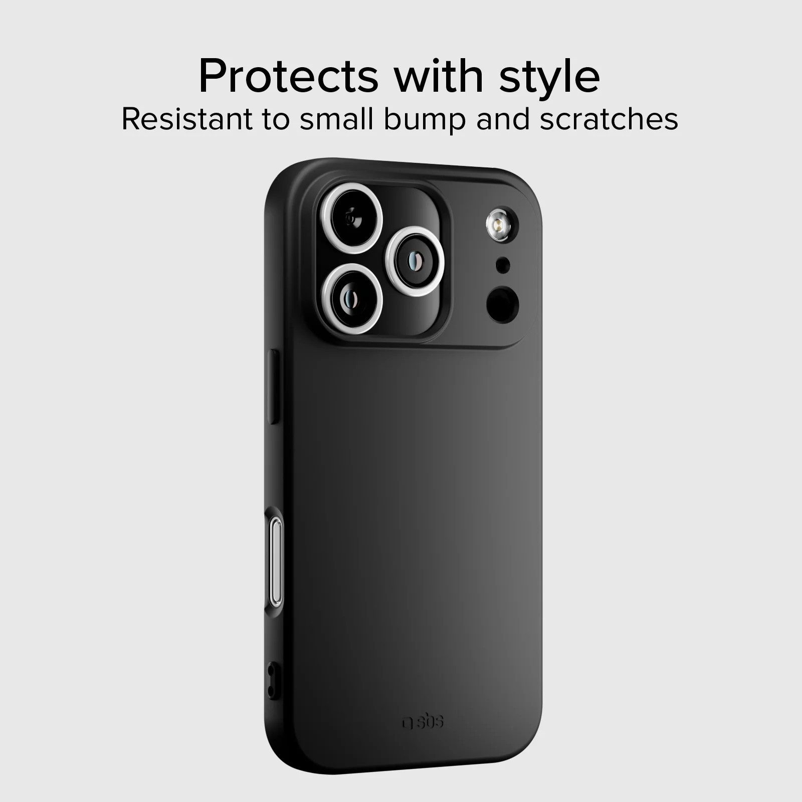 sbs Handyhülle Instinct Silikonhülle für iPhone 17/17 Pro/17 Pro Max 6.3, Backcover schwarz, Silikon Case, Apple iPhone 17