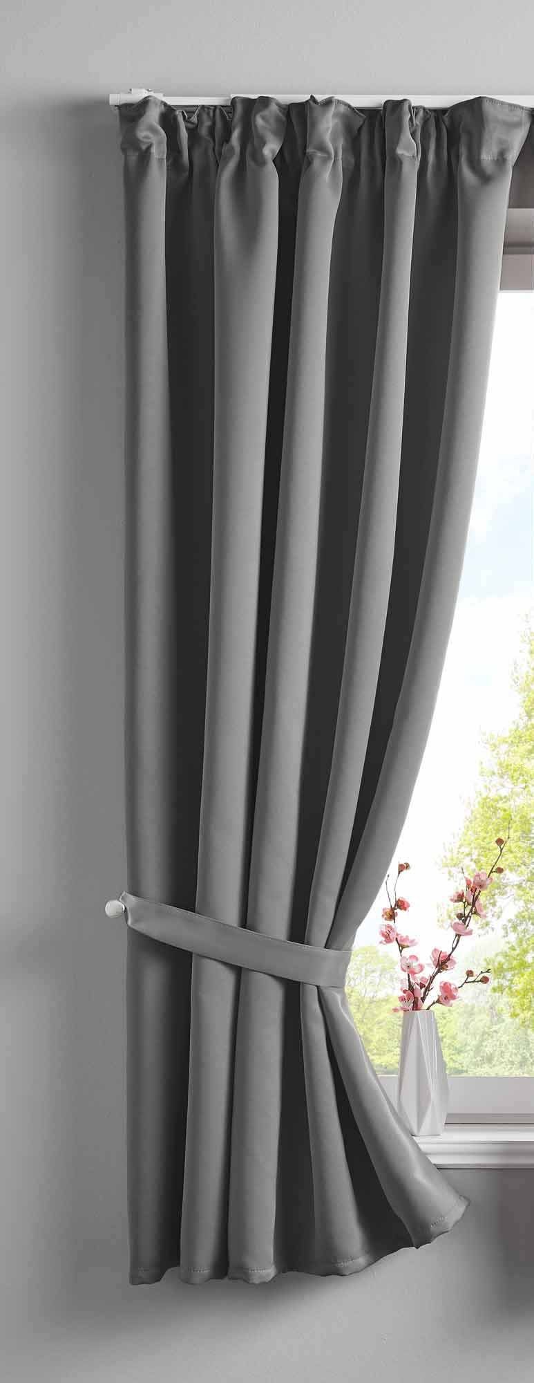 Gardinenbox Verdunkelungsvorhang (1 St), verdecketeSchlaufen, verdunkelnd, günstig online kaufen