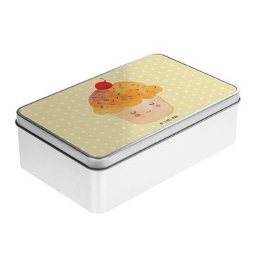 Mr. & Mrs. Panda Dose Cupcake - Gelb Pastell - Geschenk, Tiermotive, Gute Laune, Tiere, Vor (1 St), Einzigartiges Design