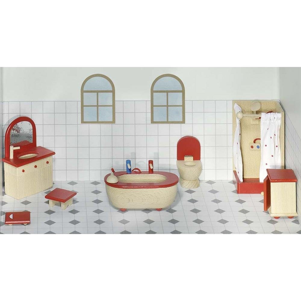 goki Puppenmöbel Badezimmer Set (7tlg), aus günstig online kaufen