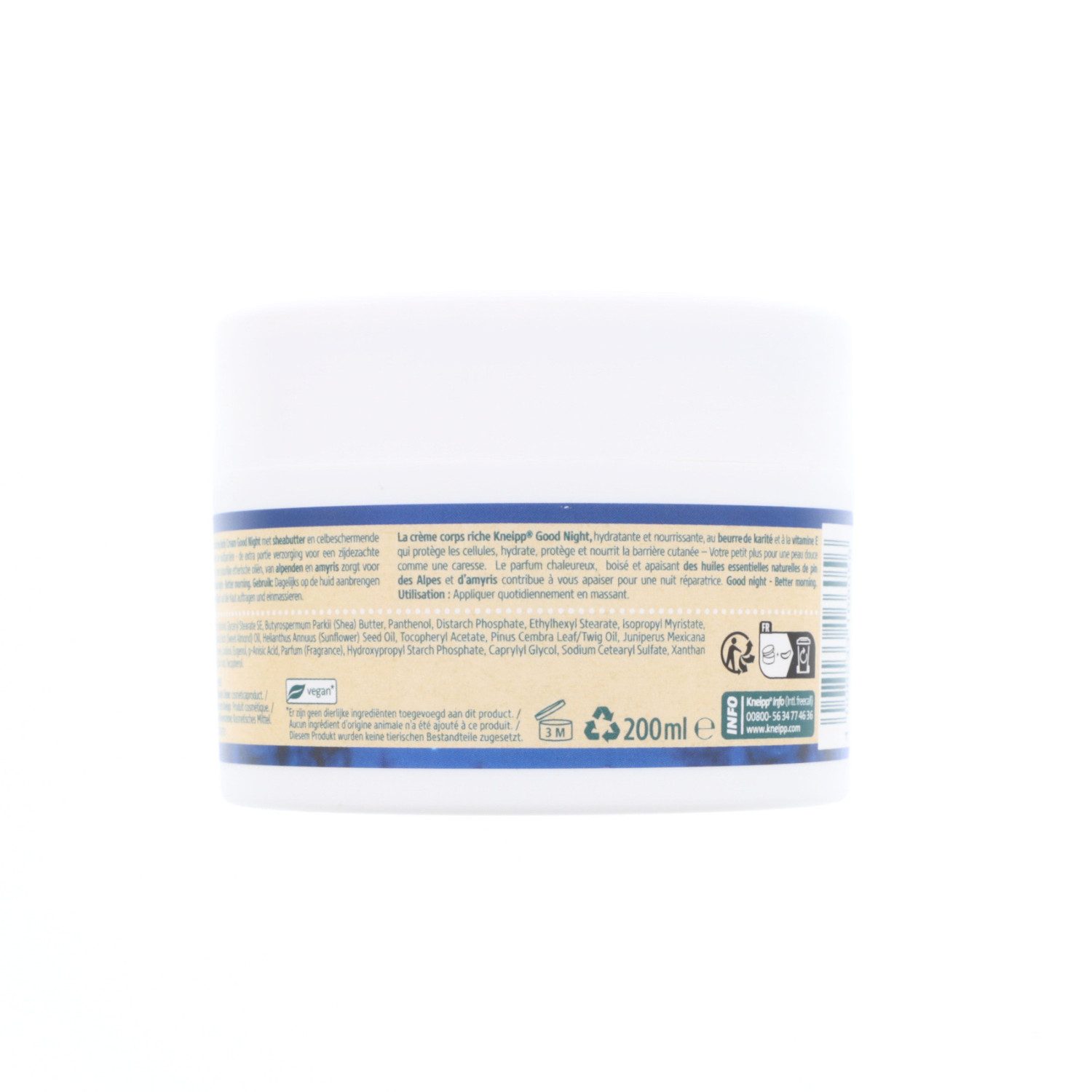 Kneipp Bodylotion Kneipp Rich Caring Cream Good Night Body Cream Feuchtigkeit & Entspann