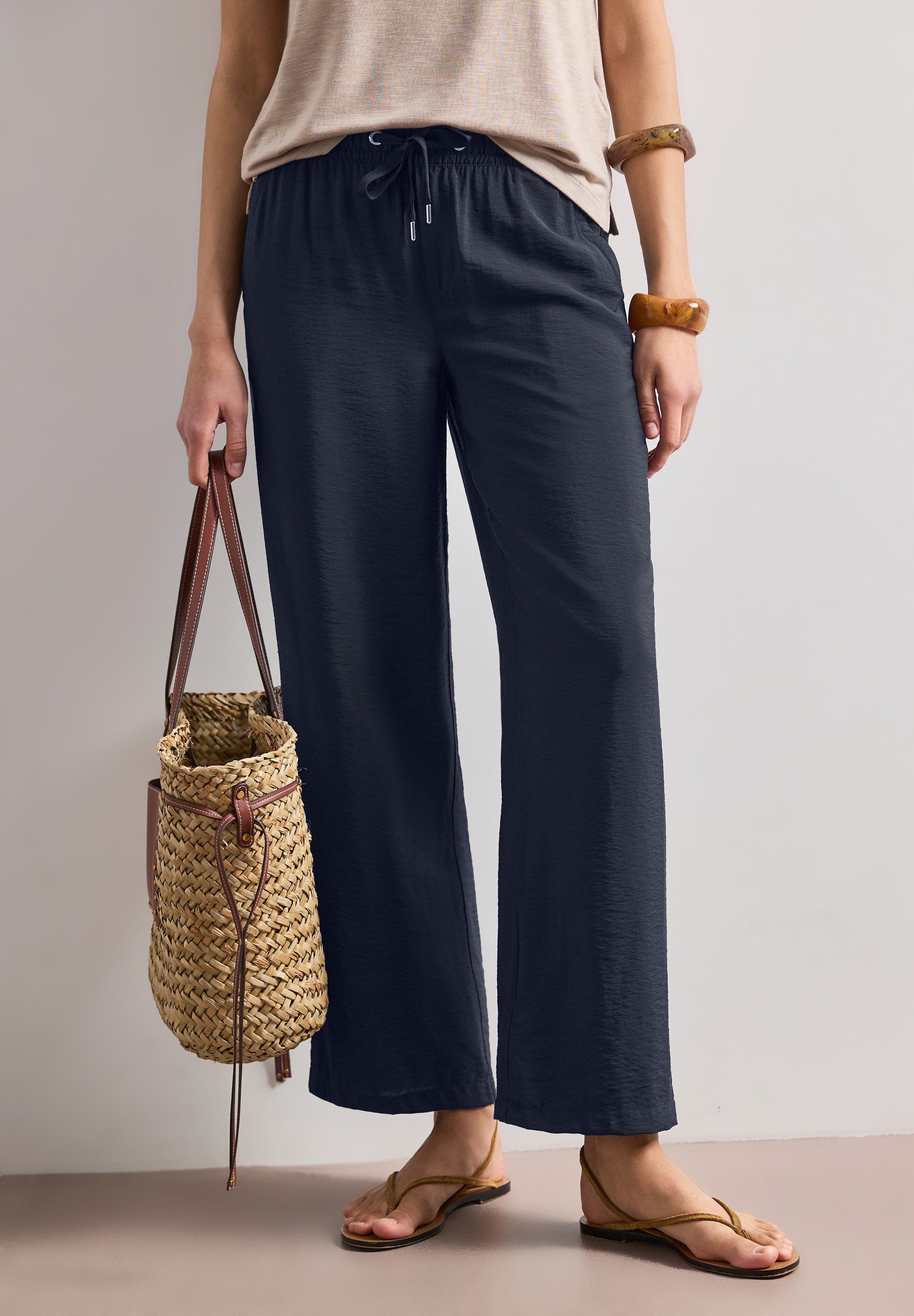 STREET ONE Stoffhose Style Emee Sommerhose vim Loose Fit
