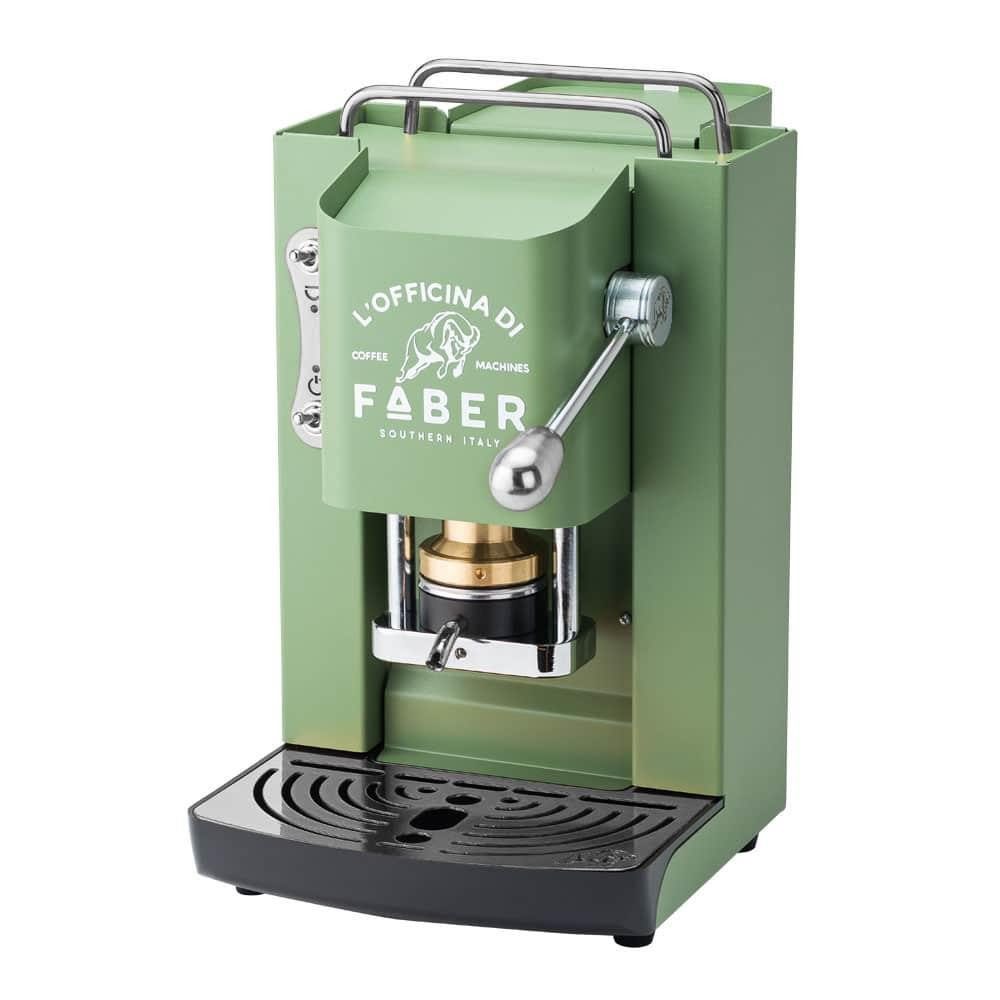 Faber Coffee Machines Espressomaschine Pro Deluxe ESE Pad 44 mm, einfache Reinigung, Tassenwärmer, schnelle Aufheizen