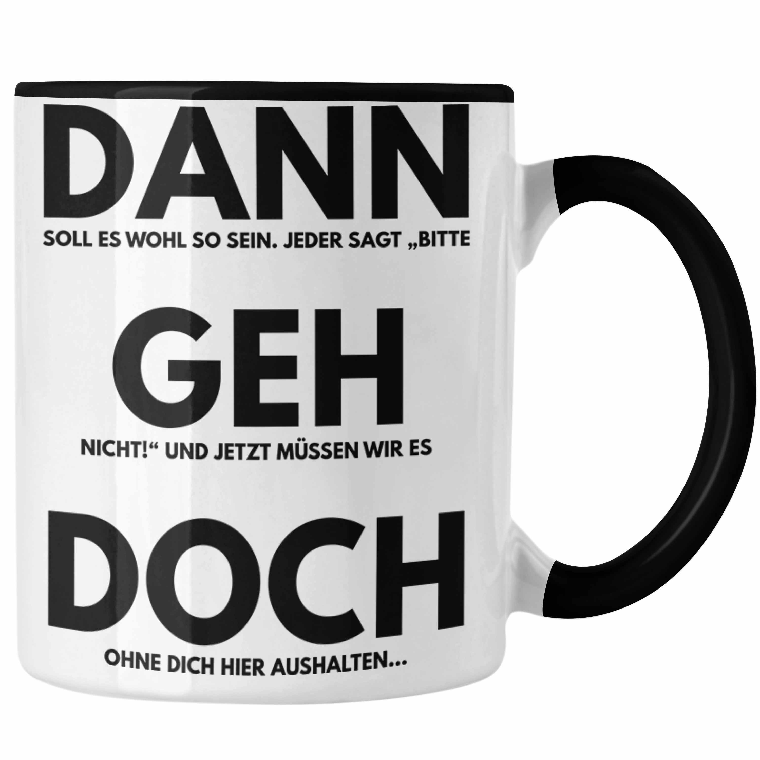 Trendation Tasse Trendation - Jobwechsel Tasse Geschenk Kollegin Kollege Lustig Abschie