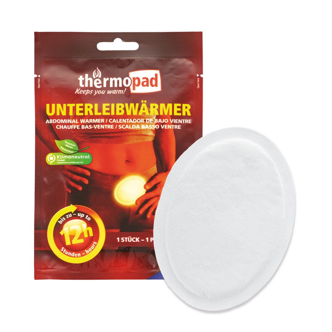 Thermopad Wärmepflaster bei Regelschmerzen (1 St), Luftaktiviert, Bis zu 12 Stunden therapeutische Wärme