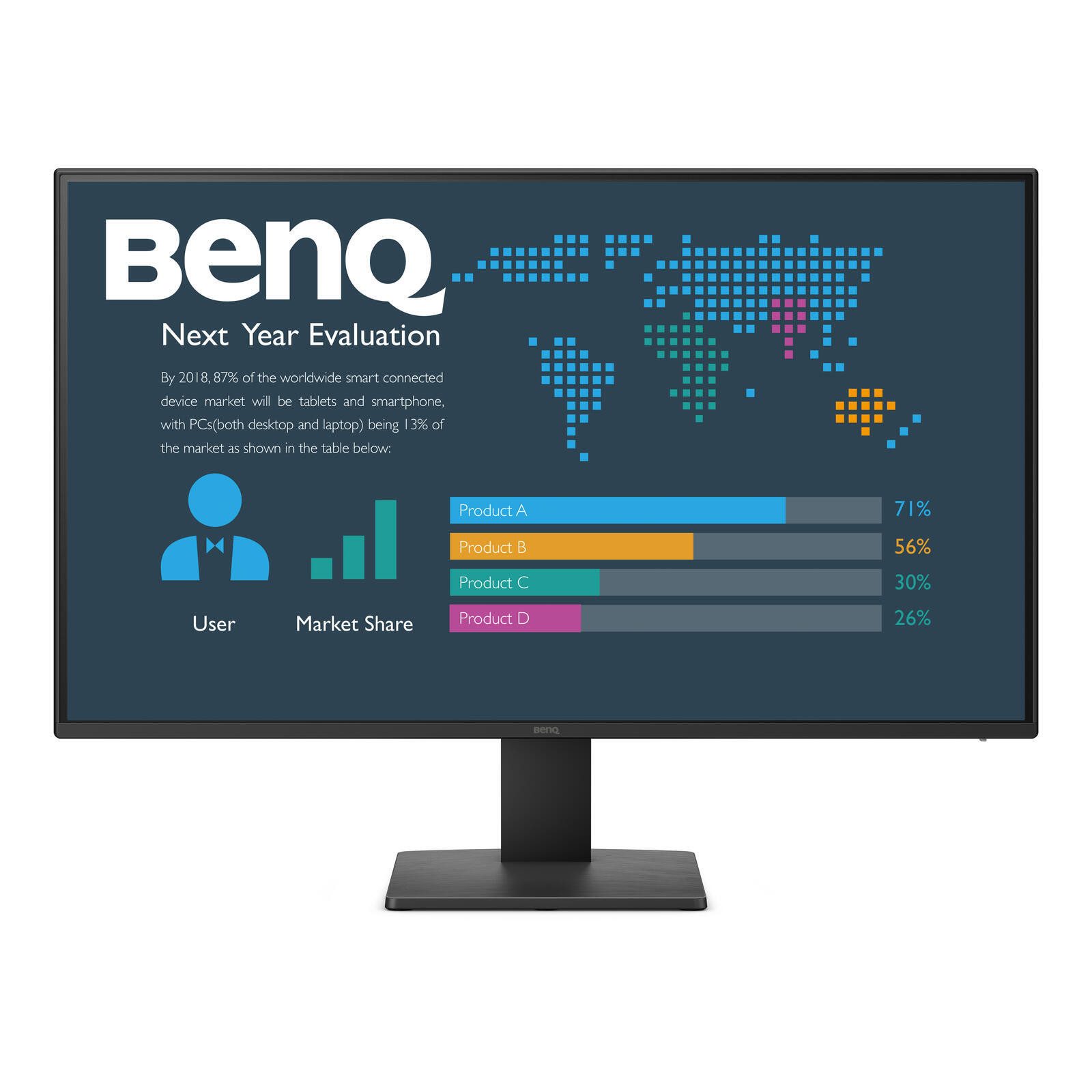 BenQ TFT-Monitor (1920 x 1080, 5 ms Reaktionszeit, 120 Hz, IPS Panel)