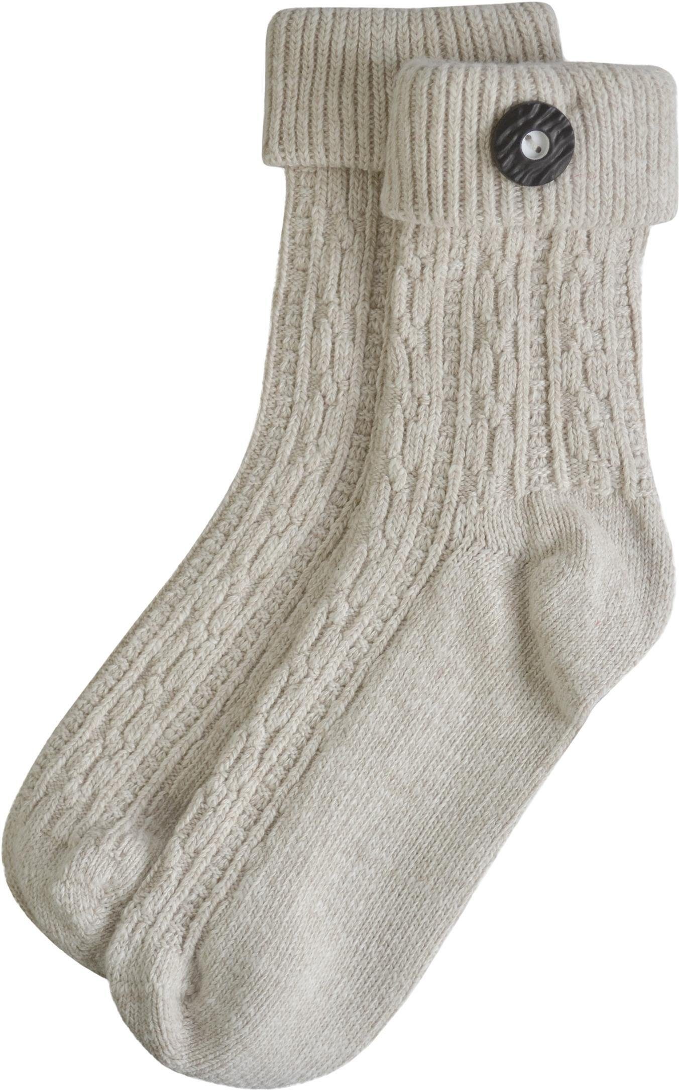 normani Trachtensocken Trachtensocken mit Knopf (1 günstig online kaufen