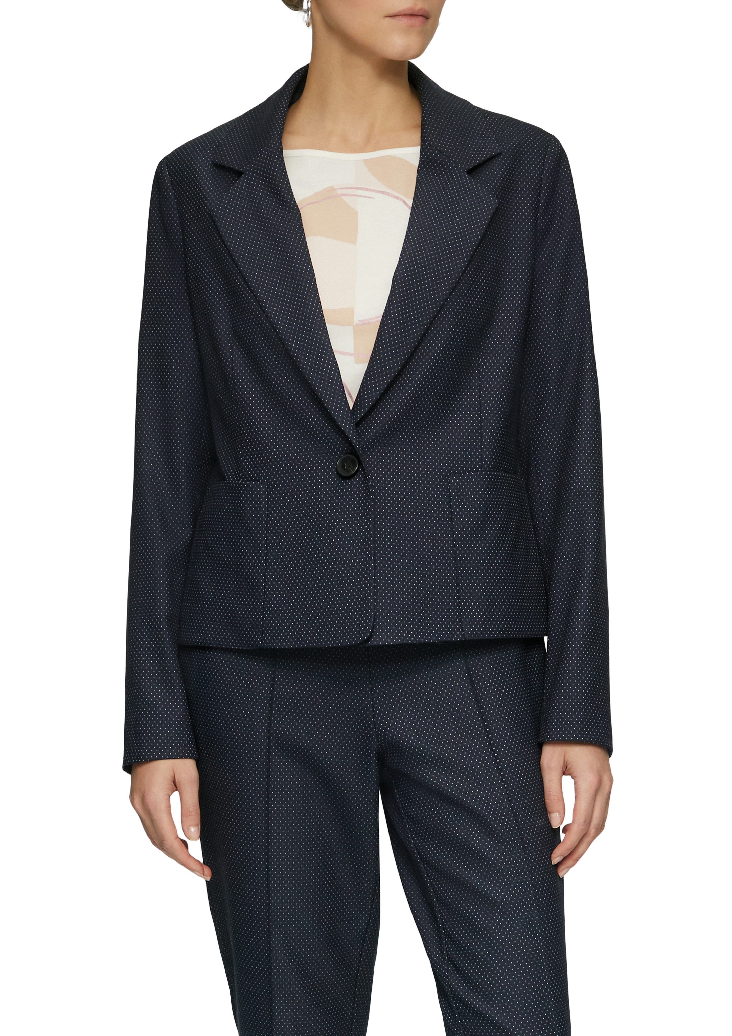 s.Oliver BLACK LABEL Jackenblazer gepunktet, mit günstig online kaufen