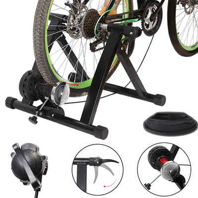Feel2Home Heimtrainer Fahrrad Rollentrainer Indoor 6 GANG Cycletrainer 150 kg Heimsportgerät (Besonderheit), 6 Widerstandsstufen