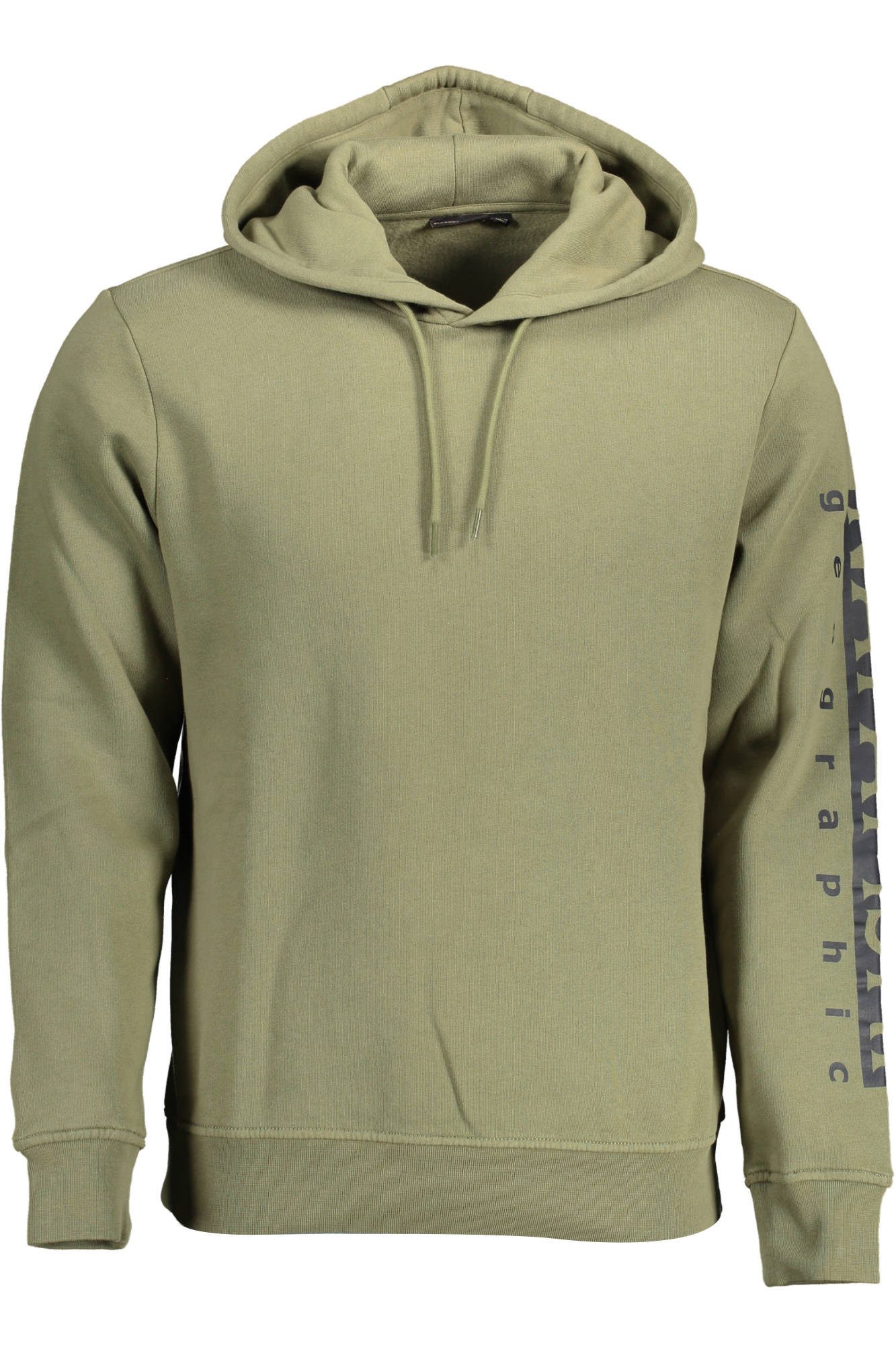 Napapijri Sweatshirt Grüner Herren Kapuzenpullover mit Logo und