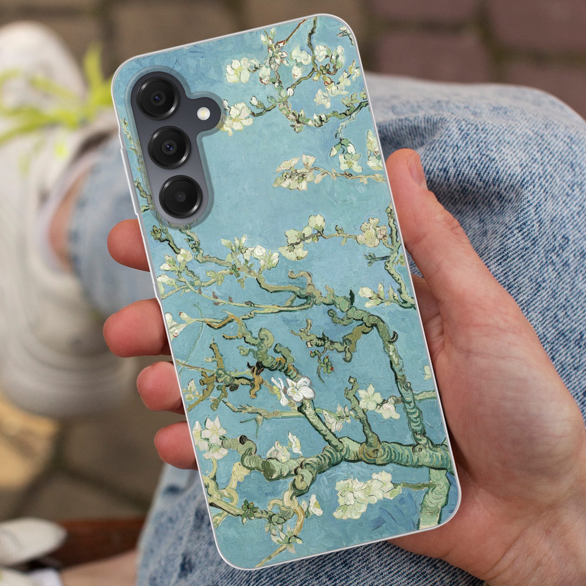 MuchoWow Handyhülle für Samsung Galaxy A16 5G Mandelblüte - Van Gogh - Kunst, Phone Case, Silikon, Schutzhülle Dünn
