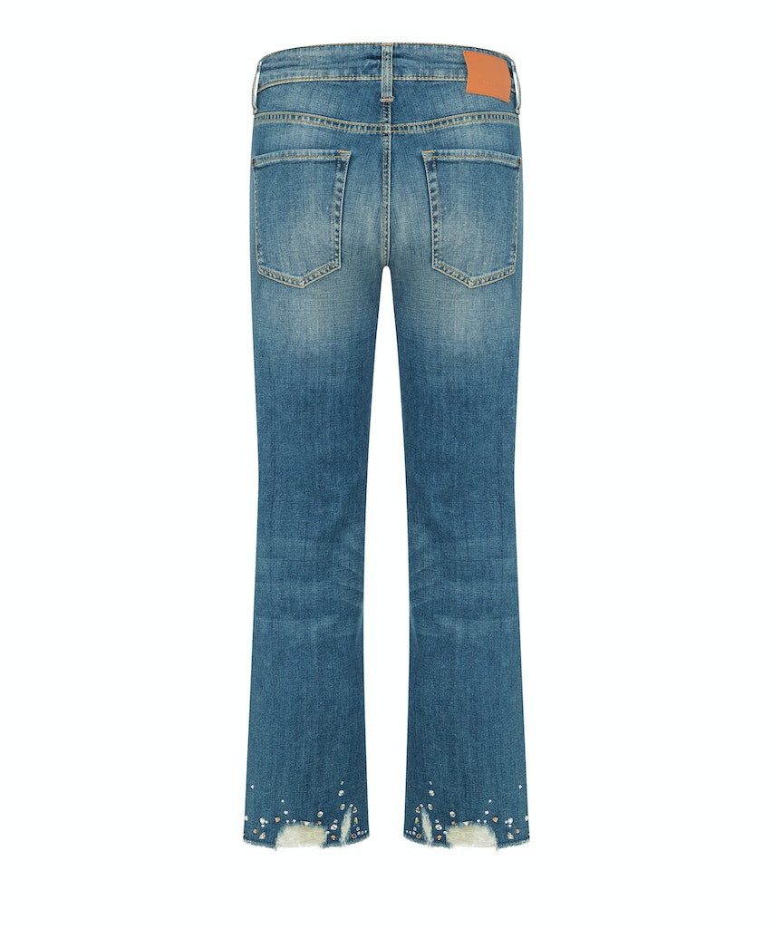Cambio 5-Pocket-Jeans Straight Leg Jeans für Damen (1-tlg)