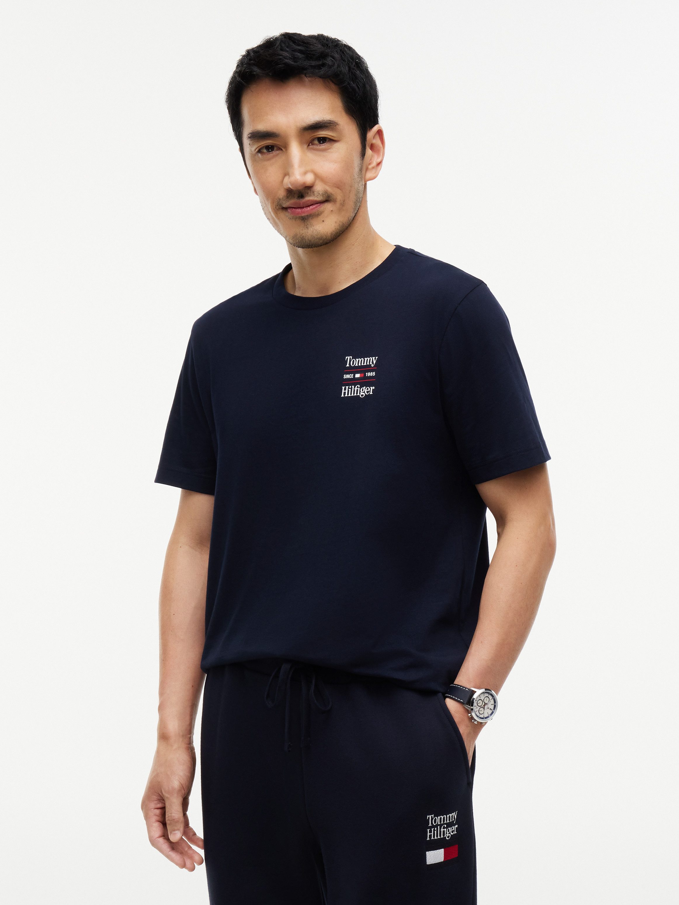 Tommy Hilfiger T-Shirt 2 PACK CHEST GRAPHIC REG TEES (2-tlg)