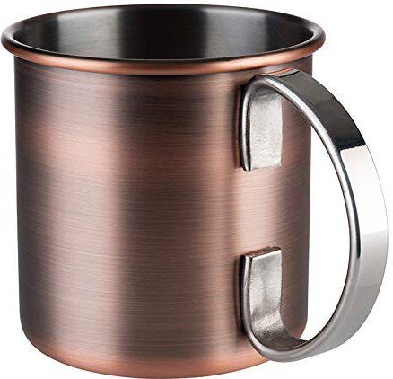 Buddy's Becher Buddy´s Bar, 4-tlg., Edelstahl, Moscow Mule Becher, 450 ml, hochwertiger Edelstahl, Kupfer Antik