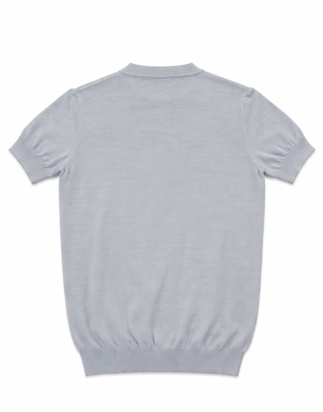 Emporio Armani Strickpullover Pullover Kurzarm Strickpulli mit Gesticktes Logo Hergestellt in Italien für höchste Standards