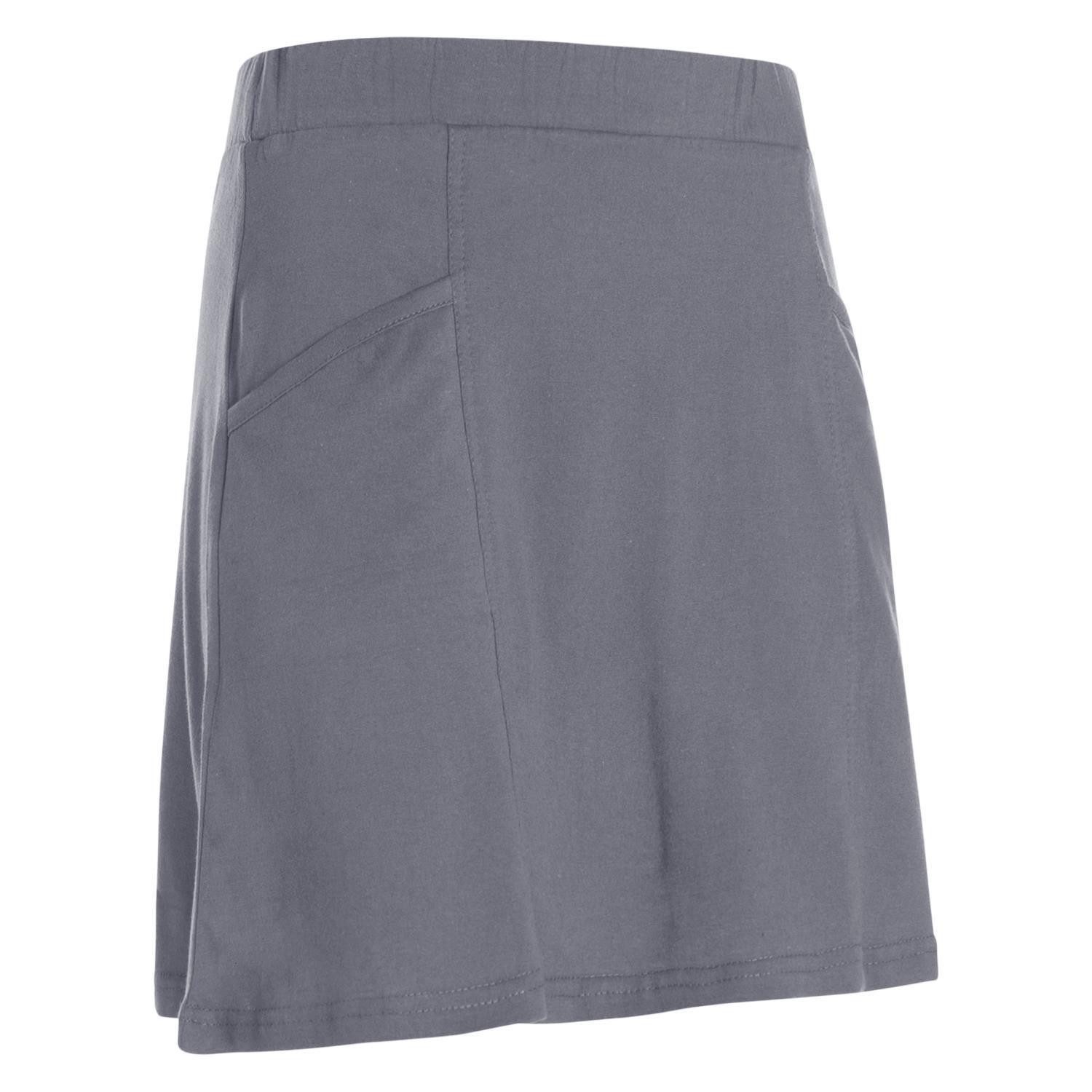 Vishes Minirock Kurzer Damen Basic-Rock Mini-Rock Baumwoll-Rock Einfarbig Schlicht Elfen, Hippie, Ethno Style