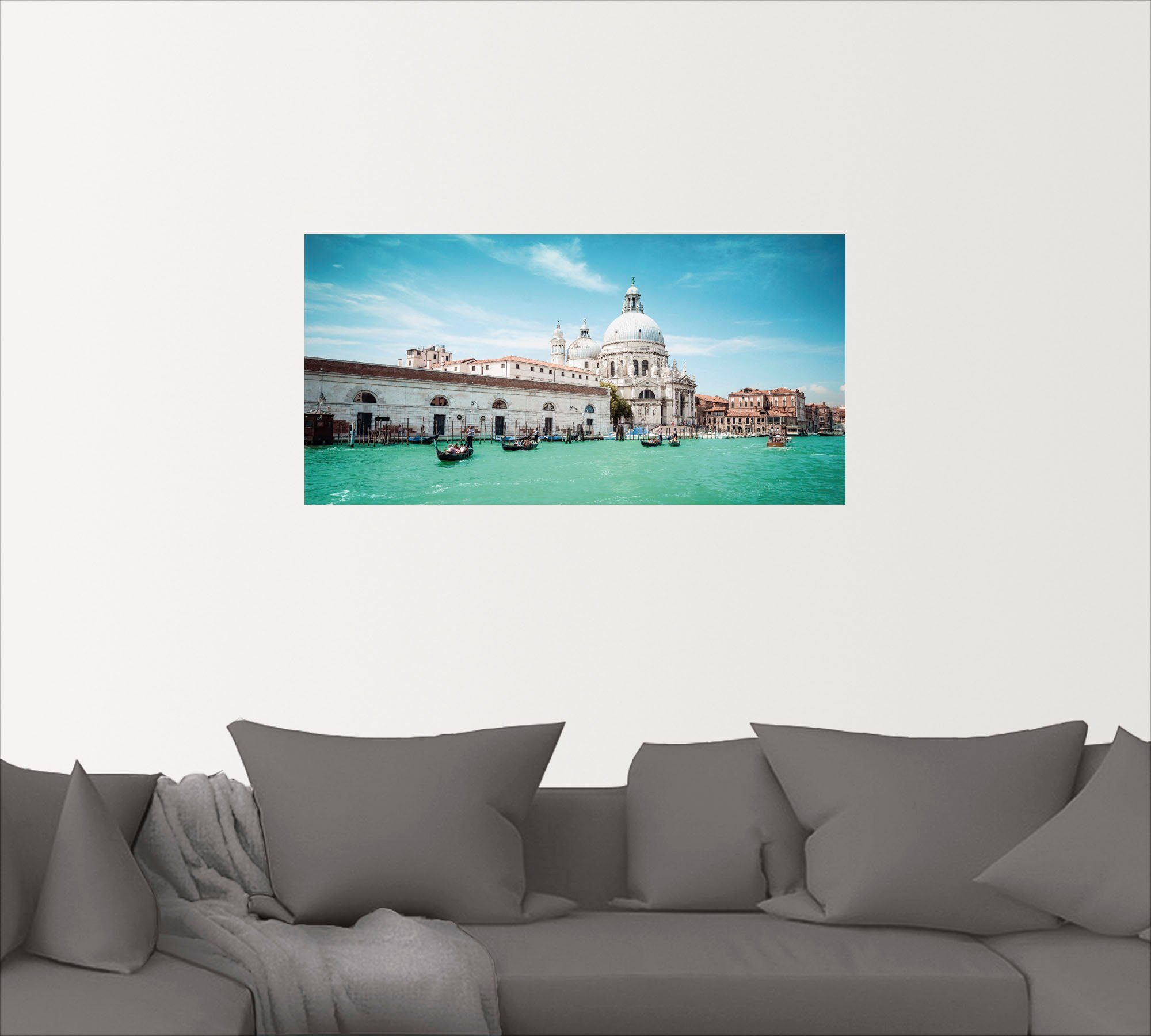 Artland Wandbild Venedig Santa Maria Italien I, in oder Poster Salute Wandaufkleber versch. (1 St), Größen della Leinwandbild, als Alubild