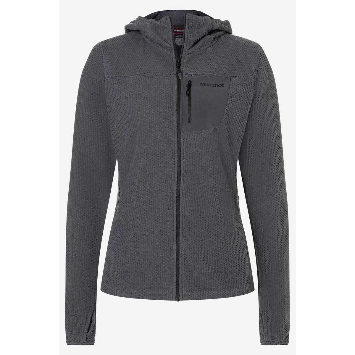 Marmot Sweatshirt Wm's Airfleece Hoody Funktionale Damen-Fleecejacke mit atmungsaktivem Muster, ideal für