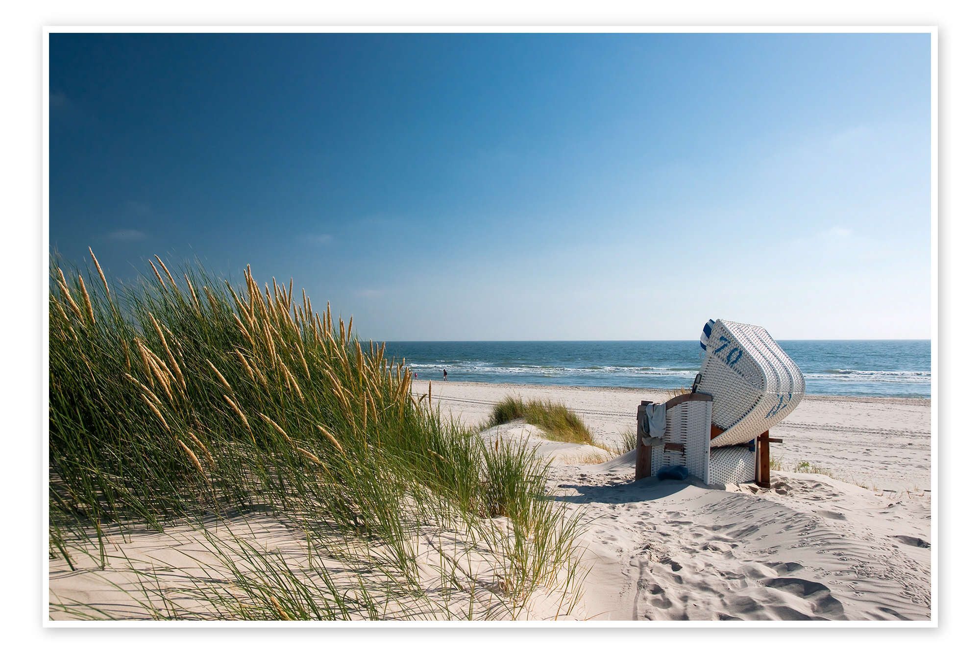 Posterlounge Wandbild Sylt - Nordsee Dünenzauber, Reiner Würz, erhältlich als Poster, Leinwandbild, Wandsticker oder Acrylglasbild