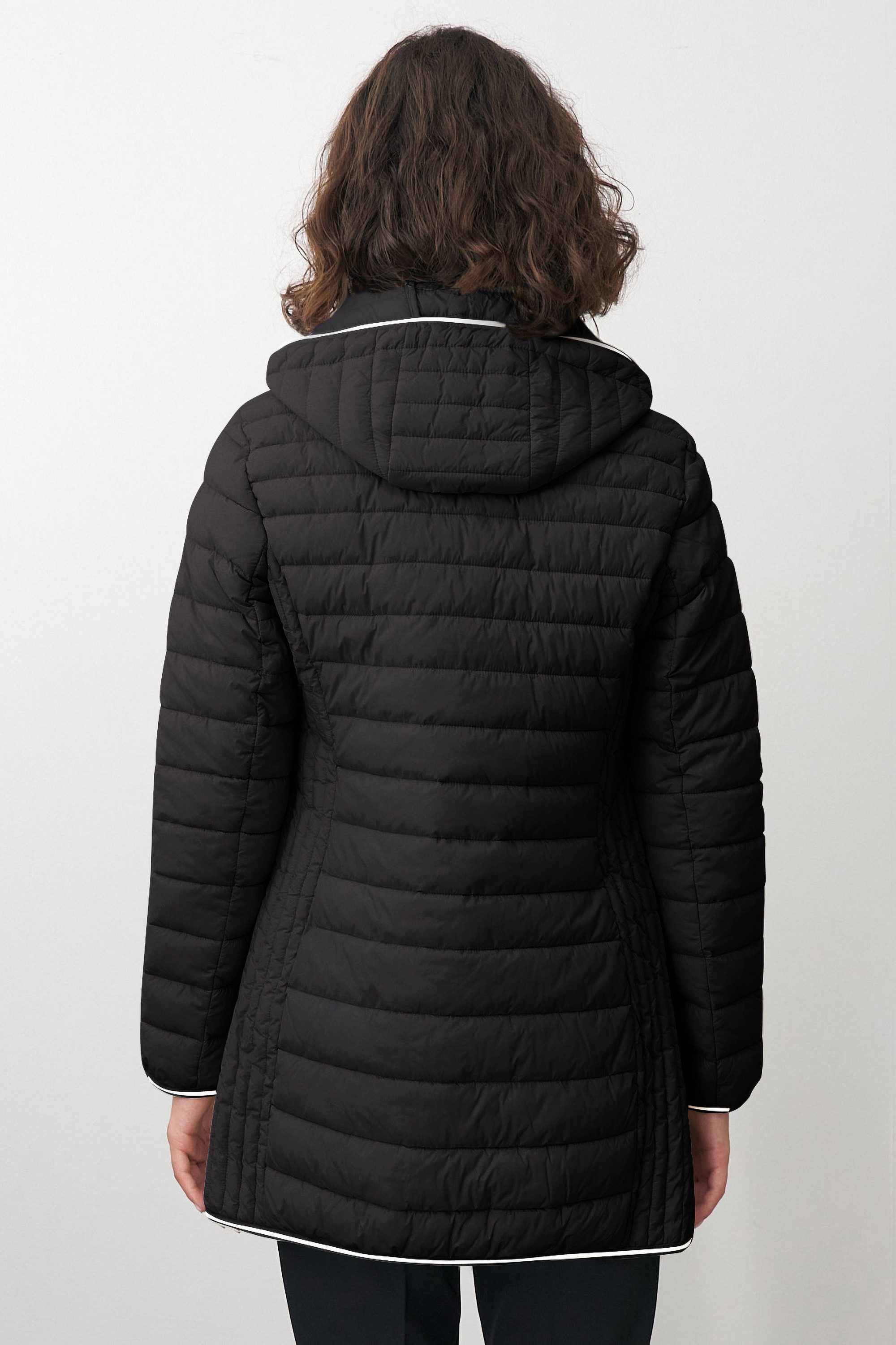 Barbara Lebek Steppjacke auch als Übergangsjacke für Damen mit Kapuze