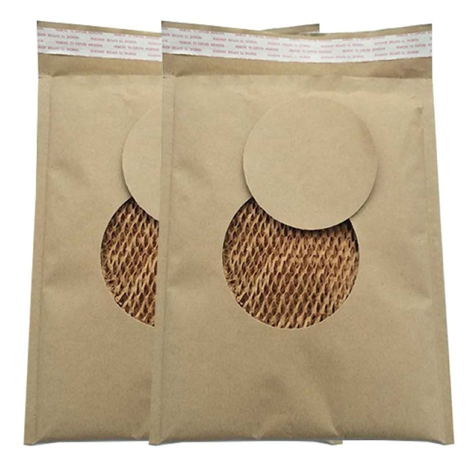 LMG Germany Versandtasche Papierpolstertasche Versandtasche 230 x 340 x 40 mm, Papierpolstertasche, Papier-Wabenstruktur, stoßdämpfend, recyclebar