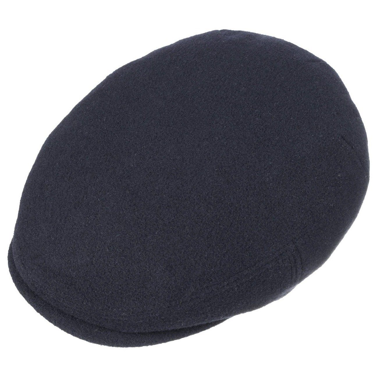 (1-St) Stetson Cap EU Flat the Made Schirm, mit Ohrenschutz in blau