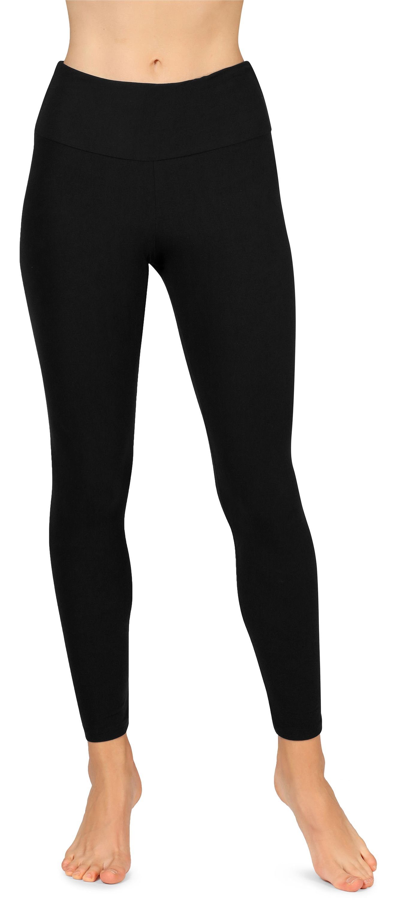 Merry Style Leggings Damen Lange Leggings MS10-303 (1-tlg) elastischer Bund