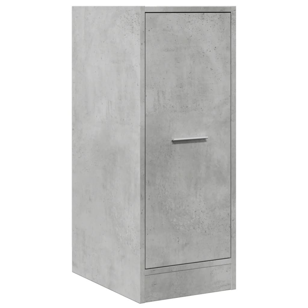 vidaXL Apothekerschrank 30 x 41 x 775 cm Apothekerschrank Betongrau 30x41x77,5 cm Spanplatte