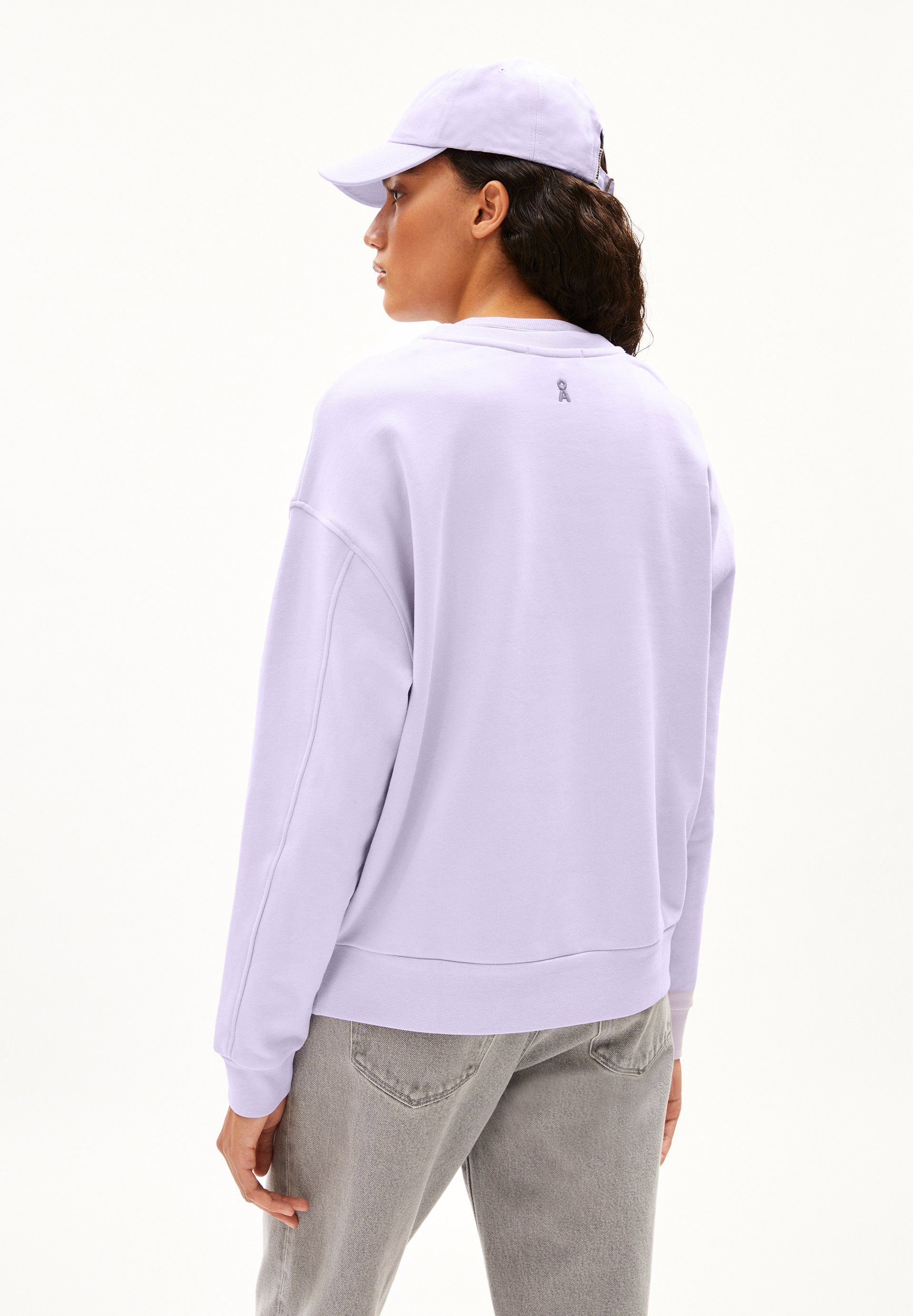 AARIN (1-tlg) Damen light Sweatshirt lavender Armedangels