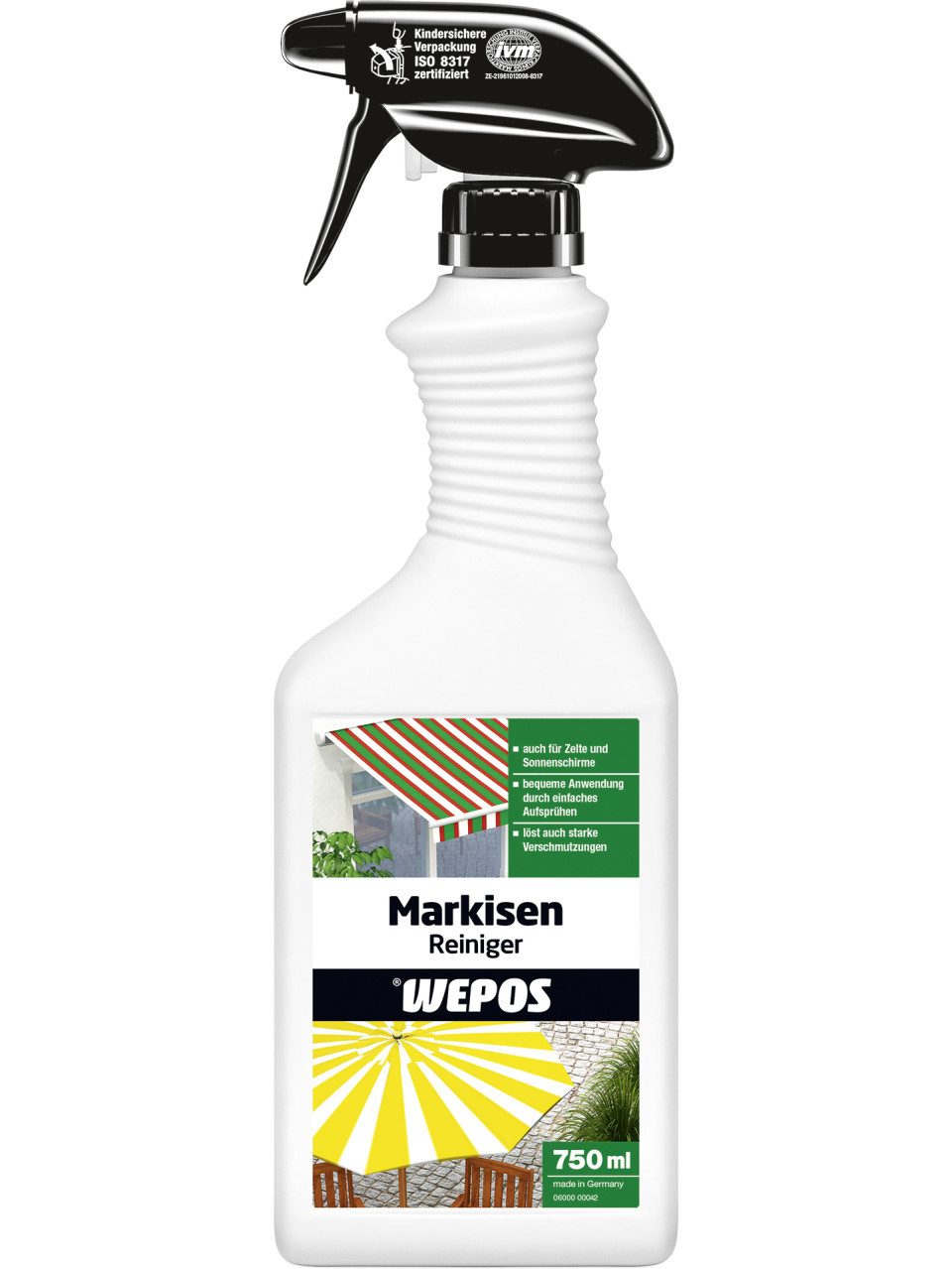 WEPOS CHEMIE GMBH Wepos Чистильщик навесов 750 ml Universalreiniger