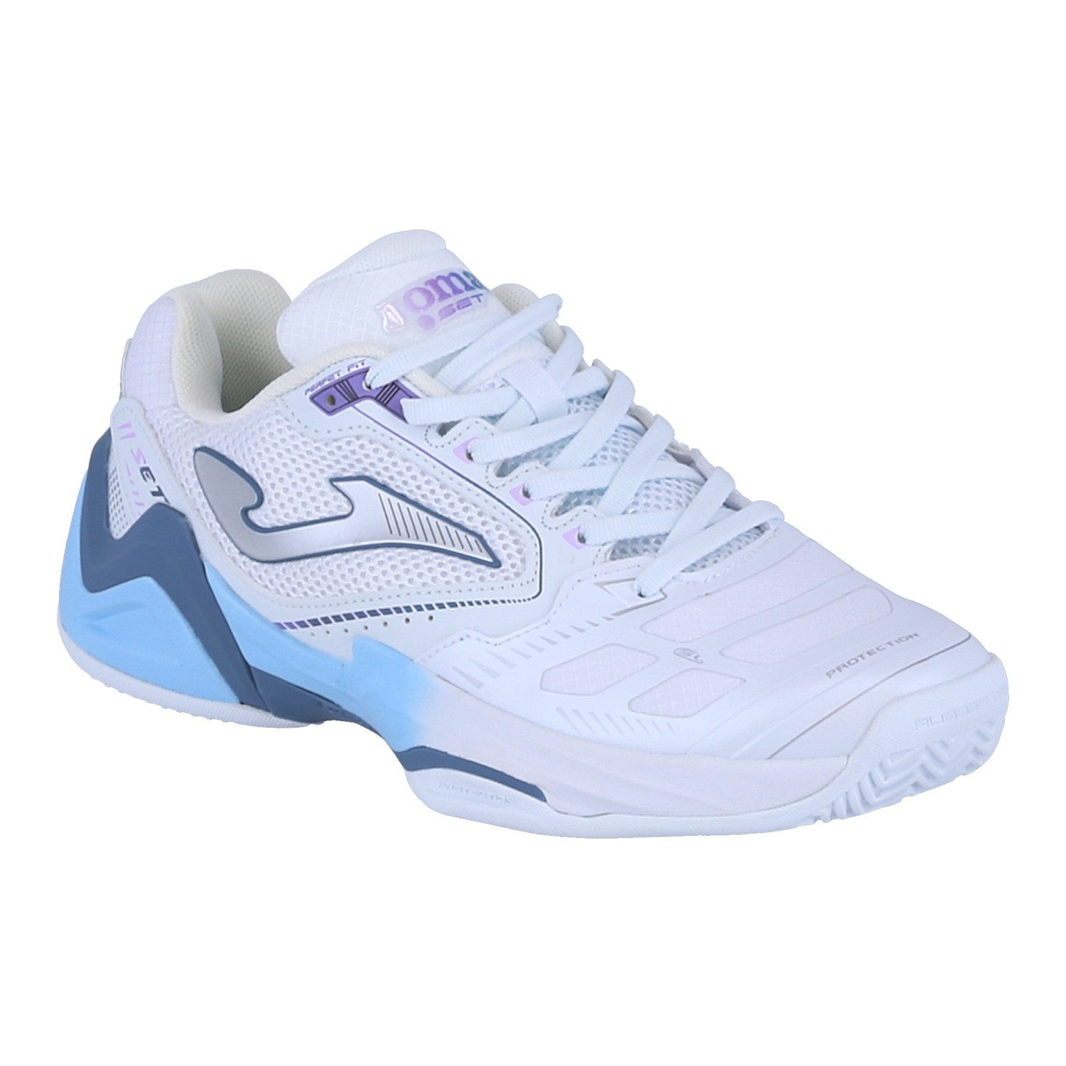 Joma Set Lady 2402 Clay/Sandplatz weiss/blau Damen Tennisschuh