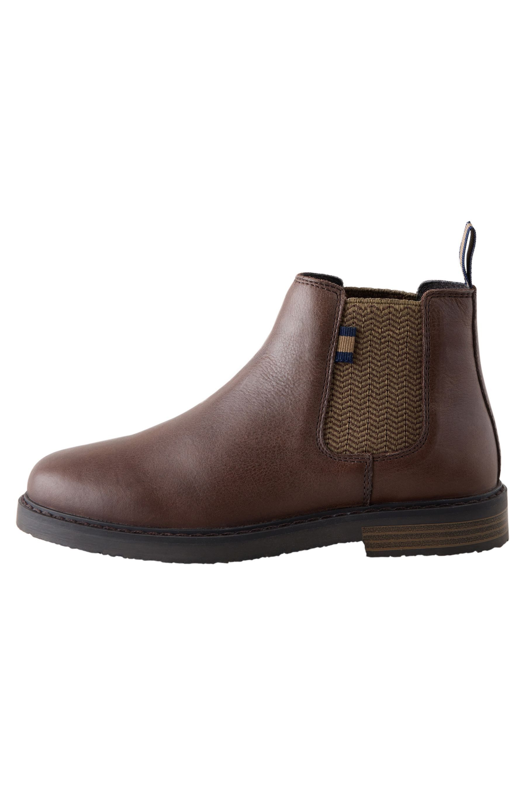 Next Chelsea-Stiefel aus Leder, weite Passform Stiefel