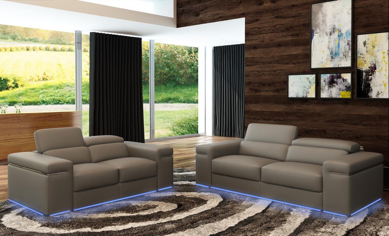 JVmoebel Sofa Moderne rote Sofagarnitur 3+2 Multifunktions Couch Neu, Made in Europe